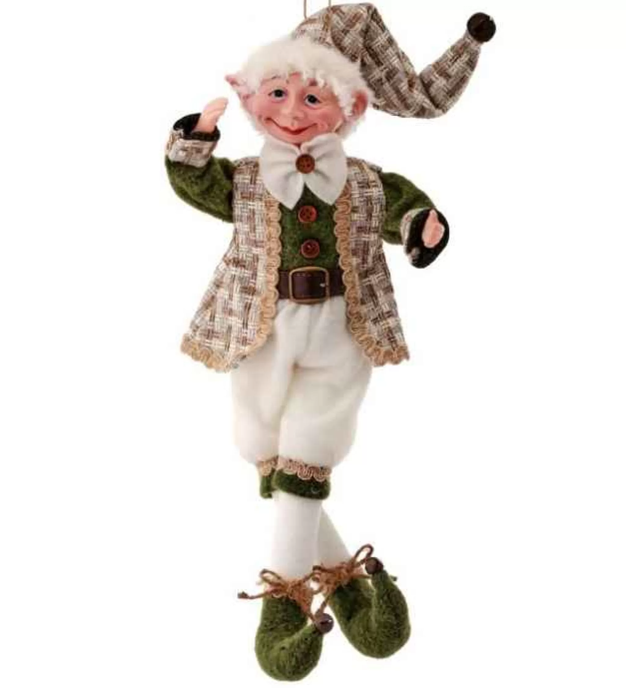 Regency International 17In Fabric Bendable Forest Elf Ornament #Mtx65247