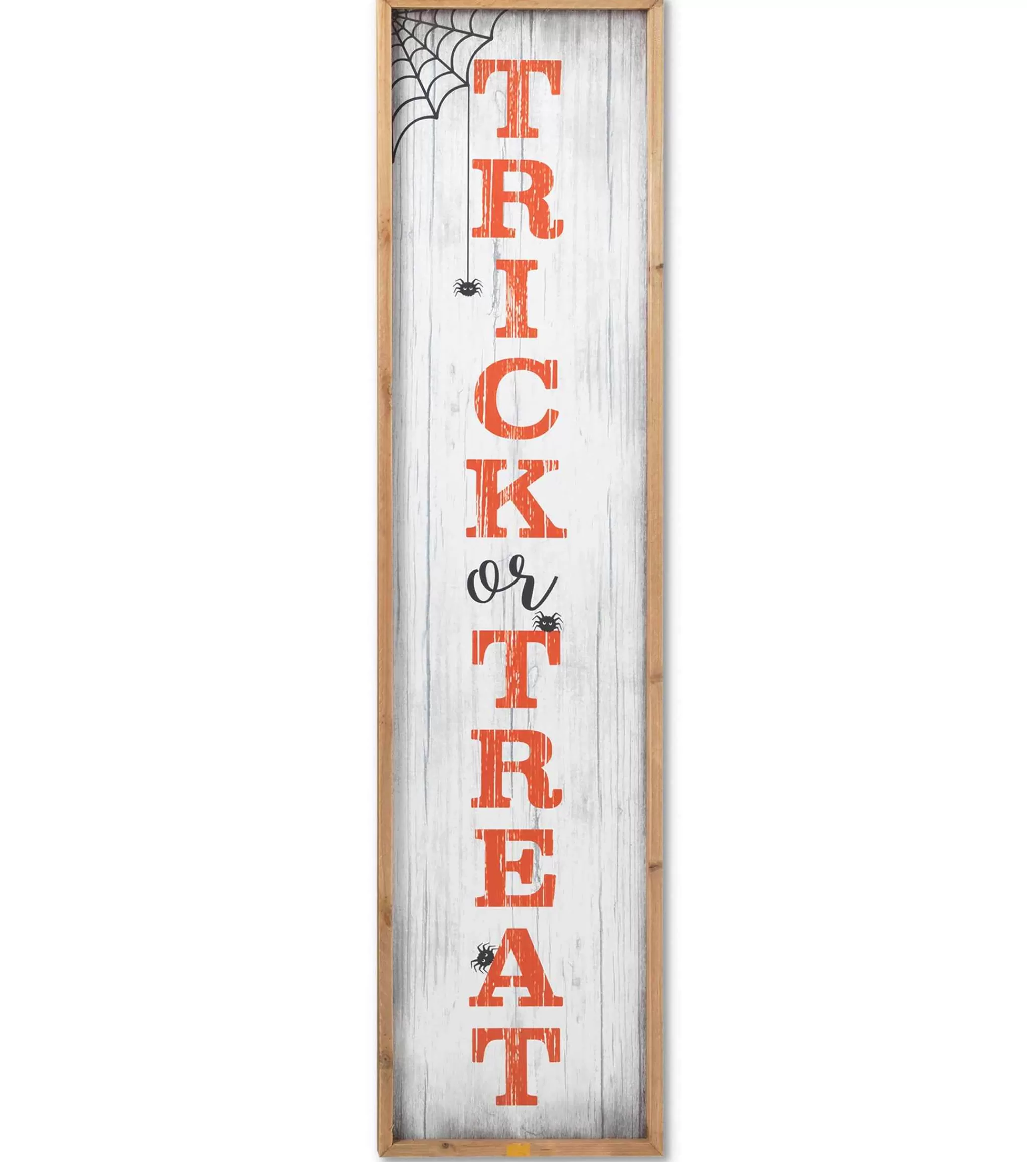 Gerson International 4 Ft Tall Trick Or Treat Halloween Porch Sign, Outdoor Decor