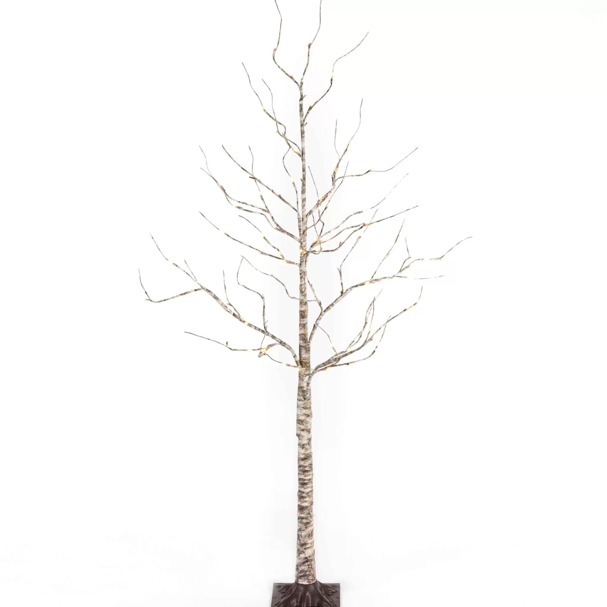 Gerson International 6 Foot Tall Prelit Birch Tree, Warm White Leds