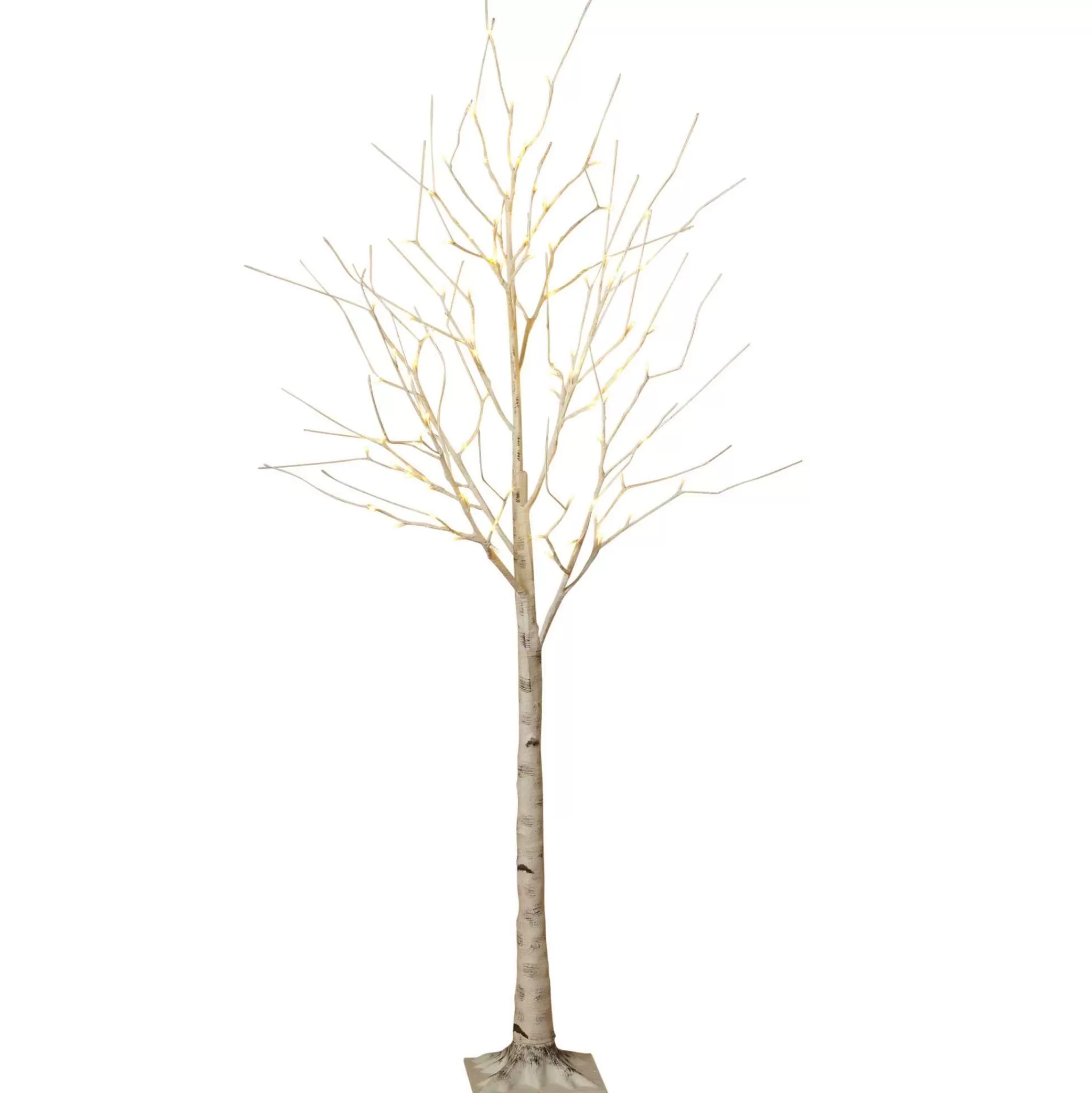 Gerson International 6 Foot Tall Prelit Birch Tree, Warm White Leds