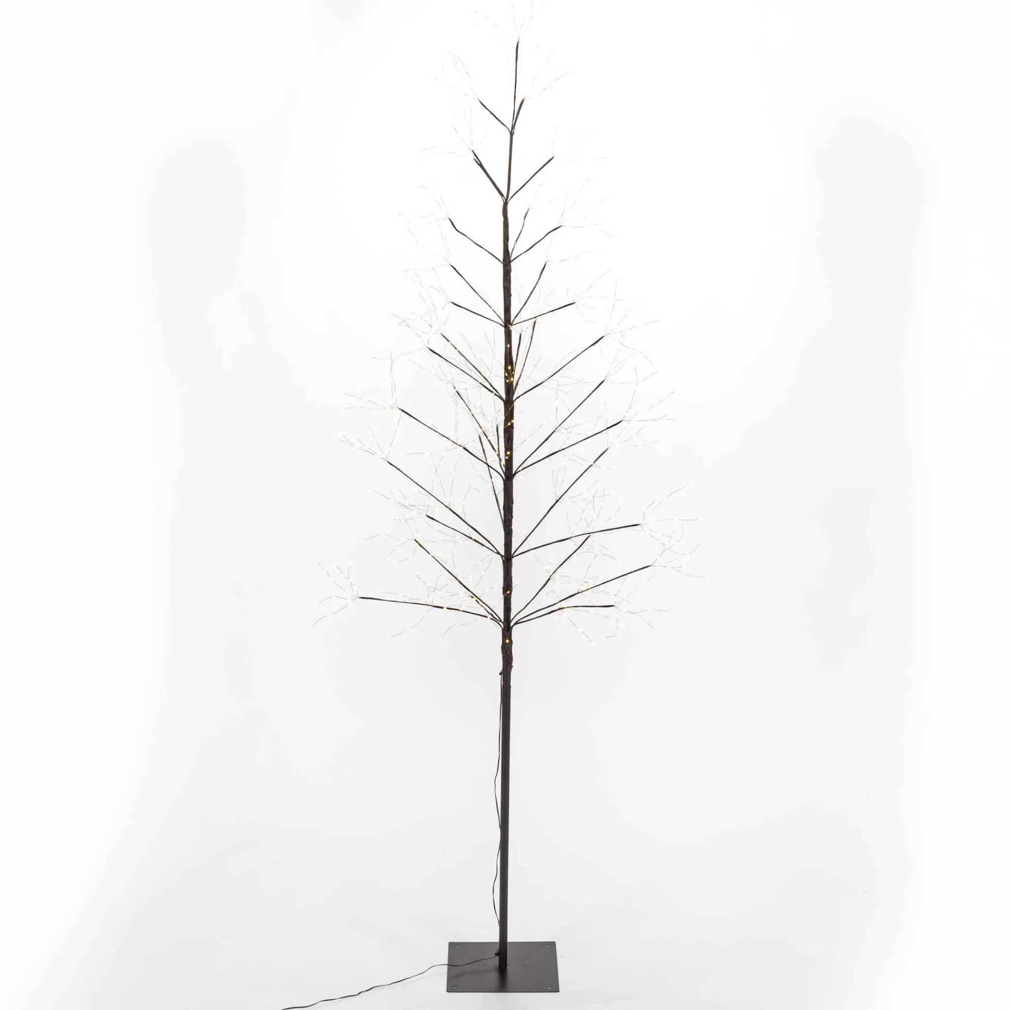 Gerson International 7 Foot Tall Brown Glowing Lighted Tree, Micro Leds