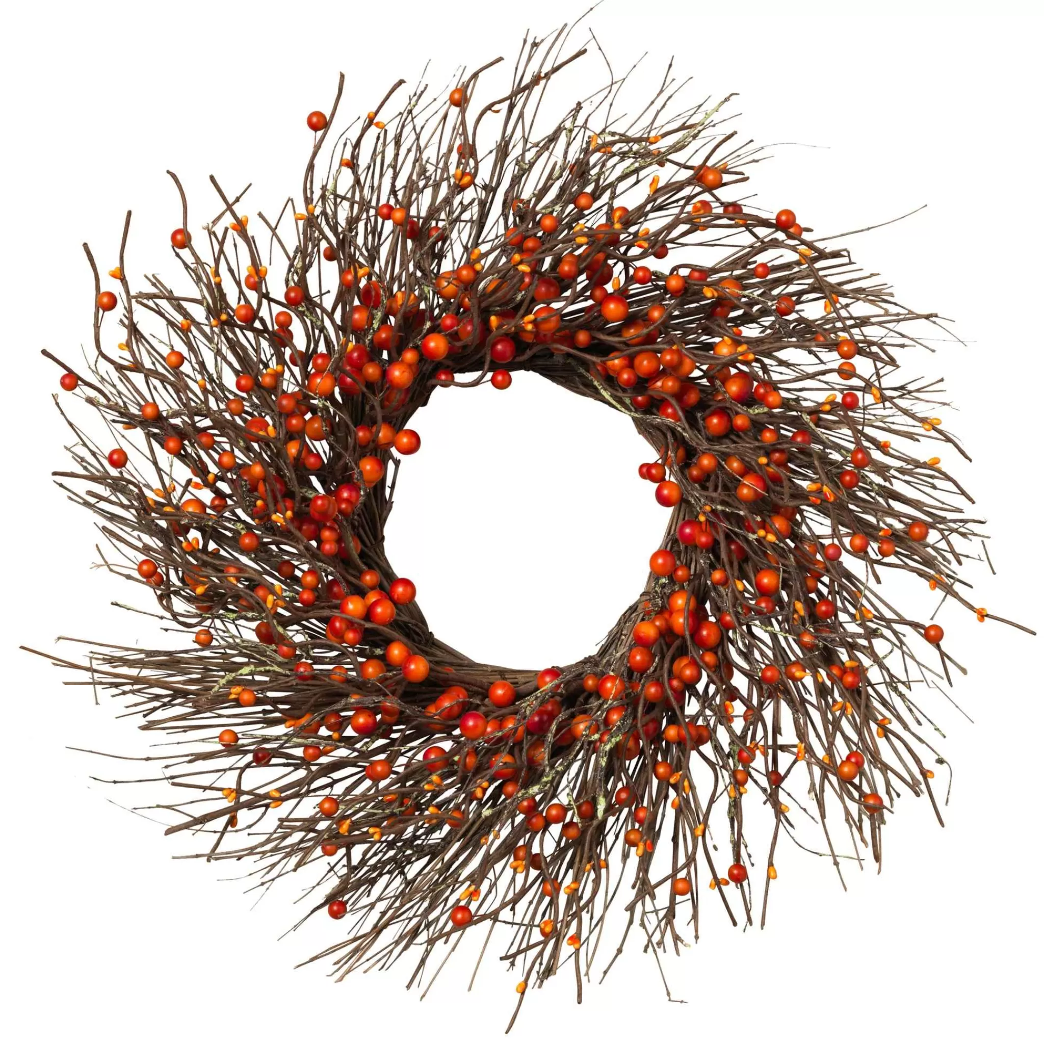 Gerson International Dried Twig And Fall Berries Wreath