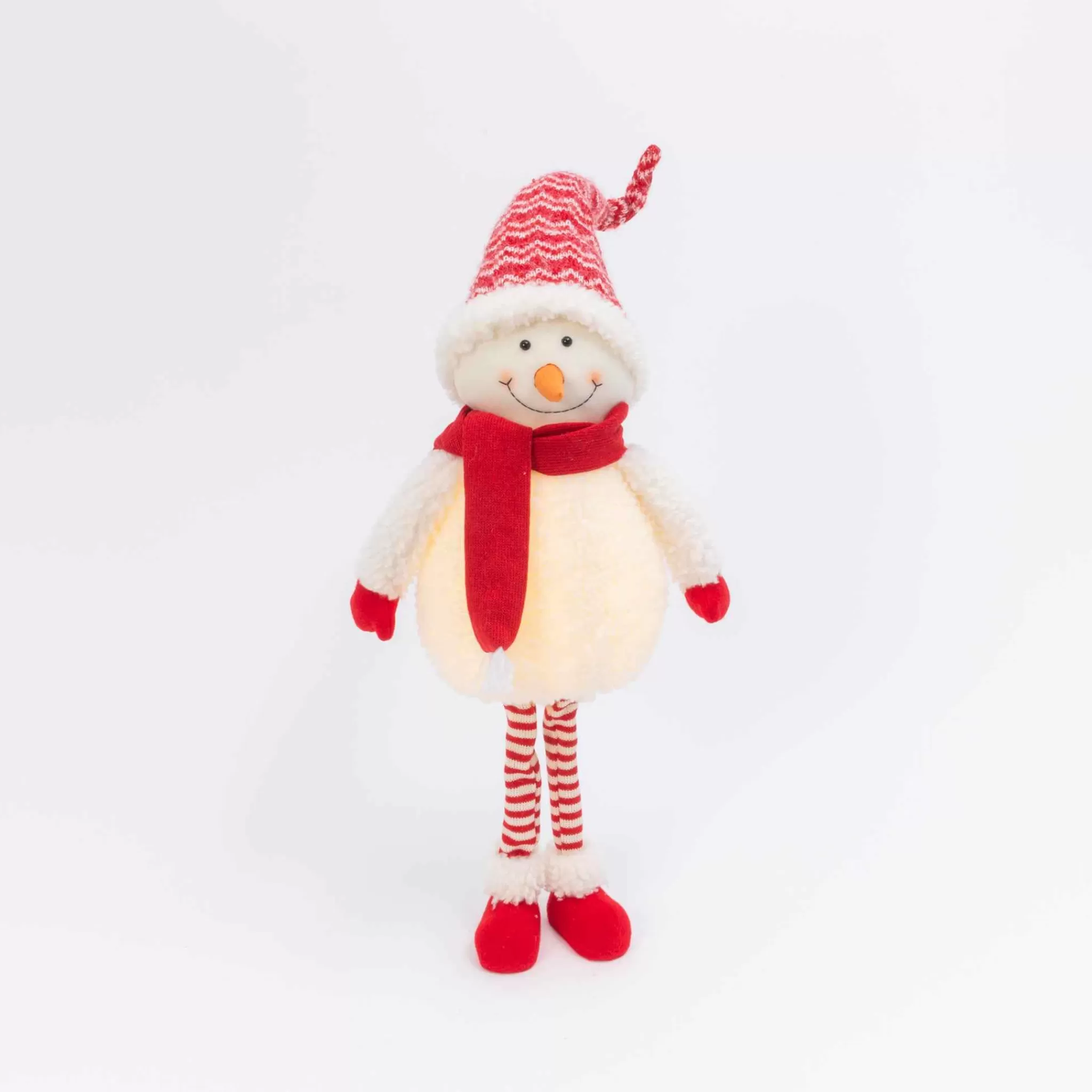 Gerson International Holiday Lighted Standing Snowman Figurine, Battery Operated