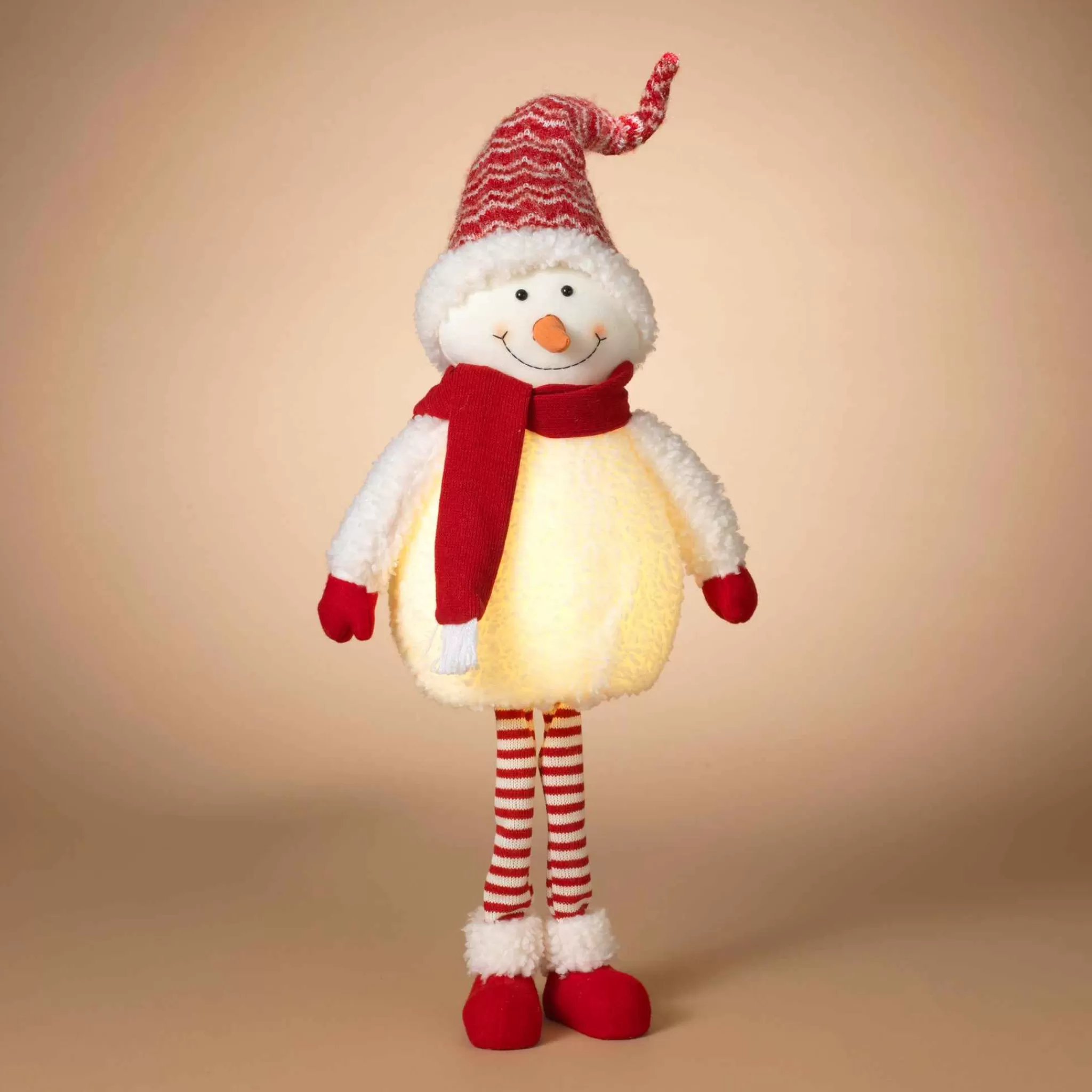 Gerson International Holiday Lighted Standing Snowman Figurine, Battery Operated