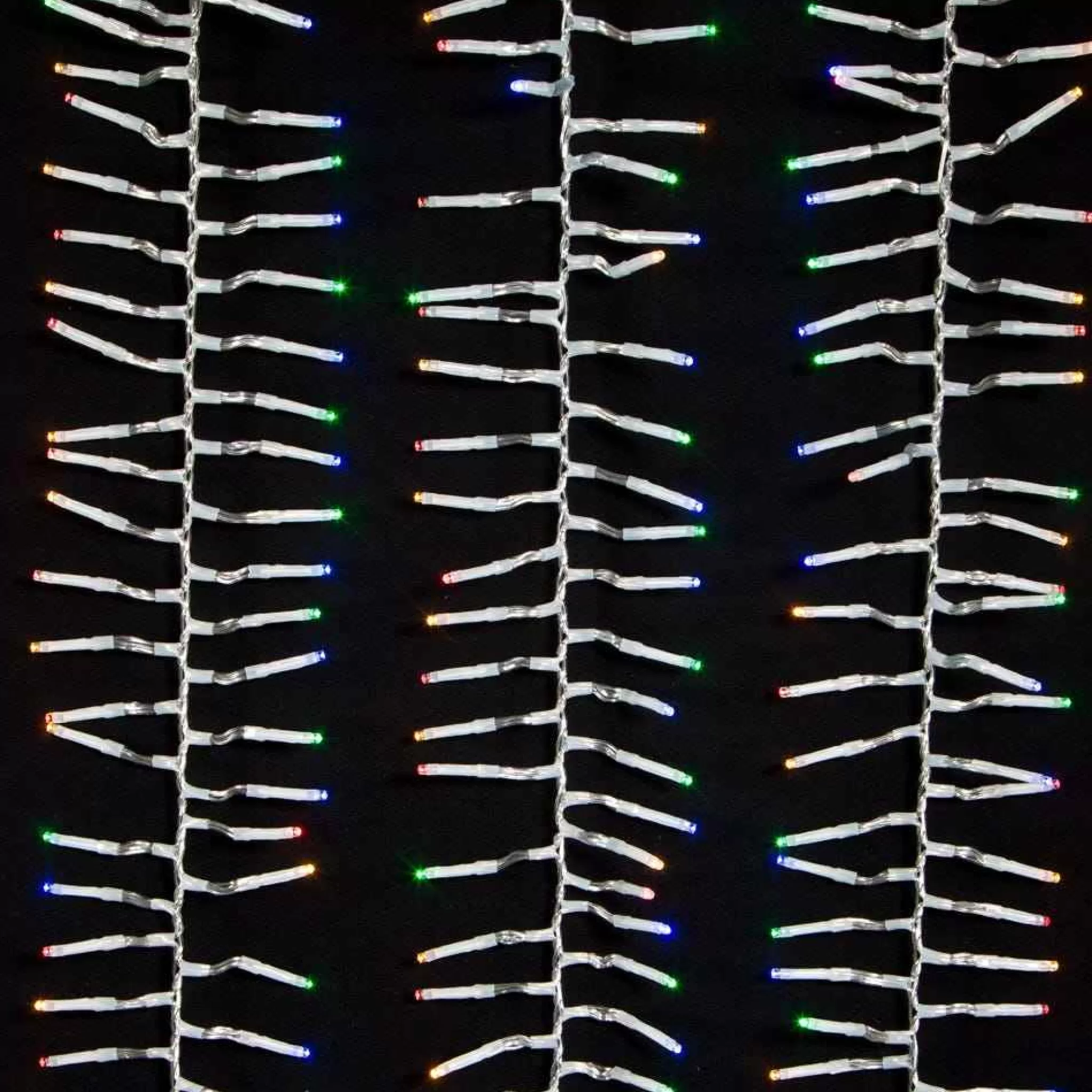 Kurt Adler 1000-Light 32.8-Foot Multicolored Led Cluster Garland