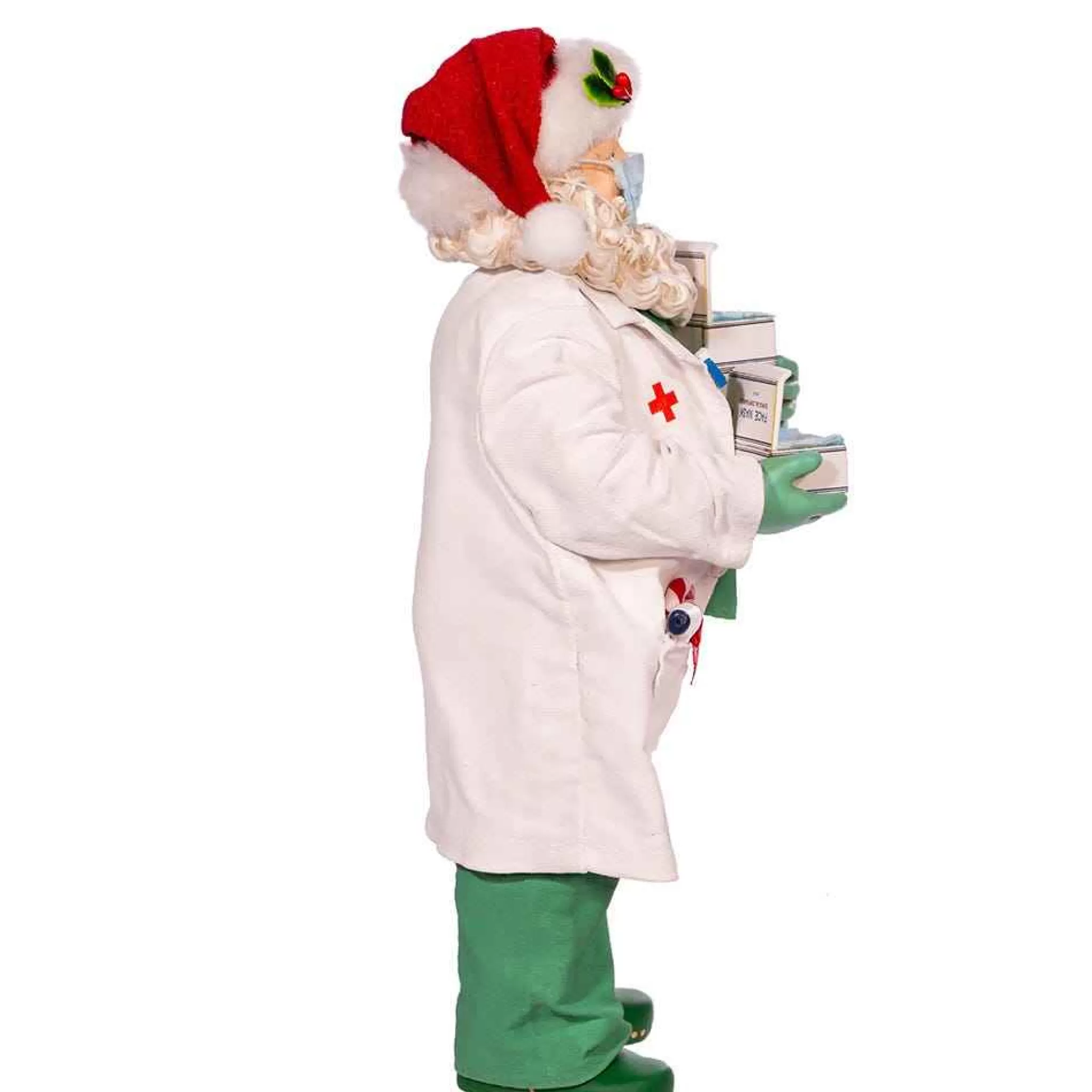Kurt Adler 10.5-Inch Fabriche Santa Doctor