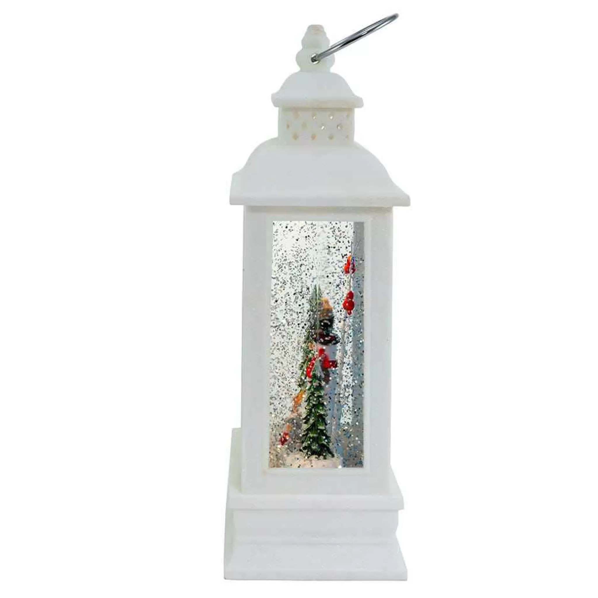 Kurt Adler 10.6-Inch Battery-Operated Led Snowman Water Lantern