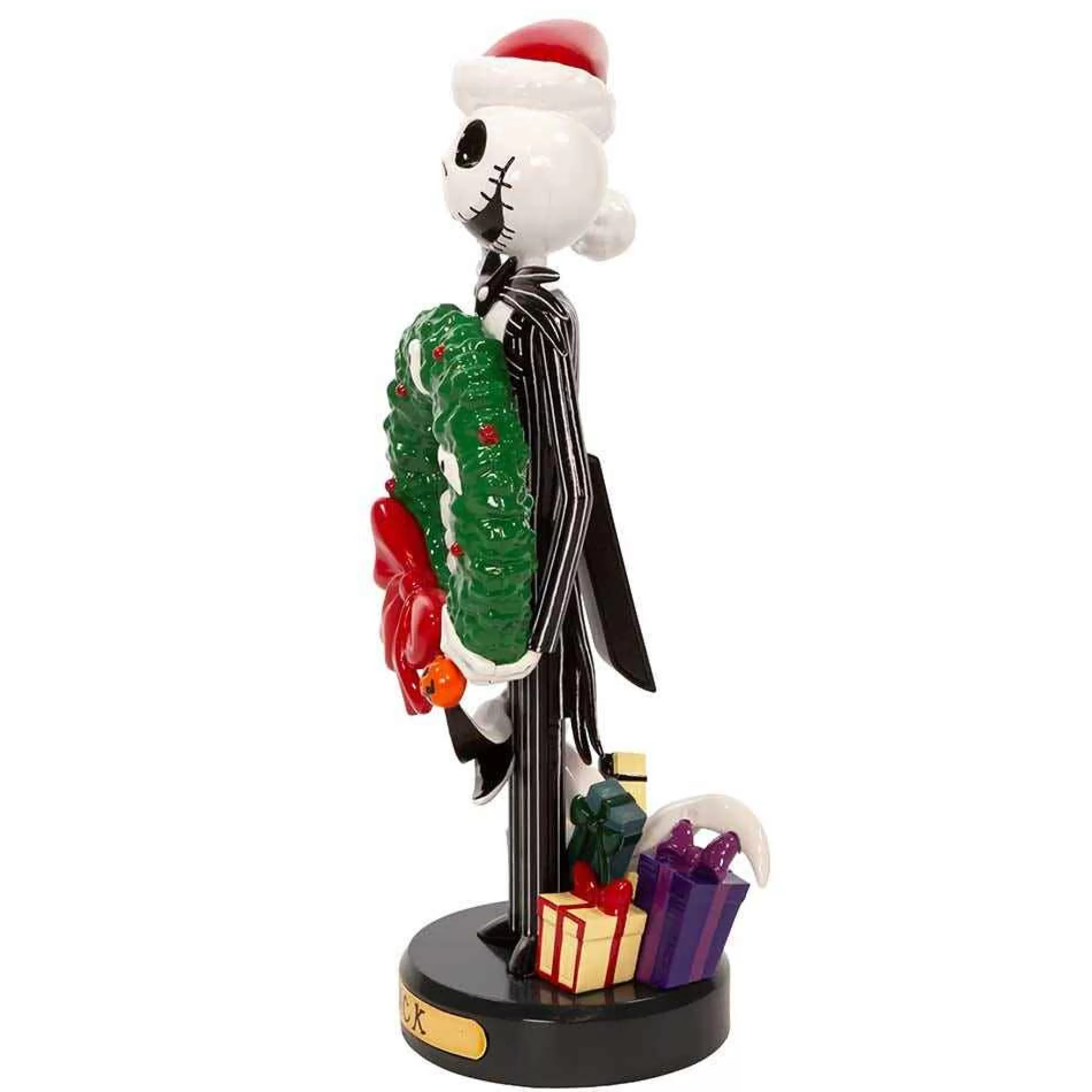 Kurt Adler 10-Inch Disney© Nightmare Before Christmas Jack Skellington With Wreath Nutcracker