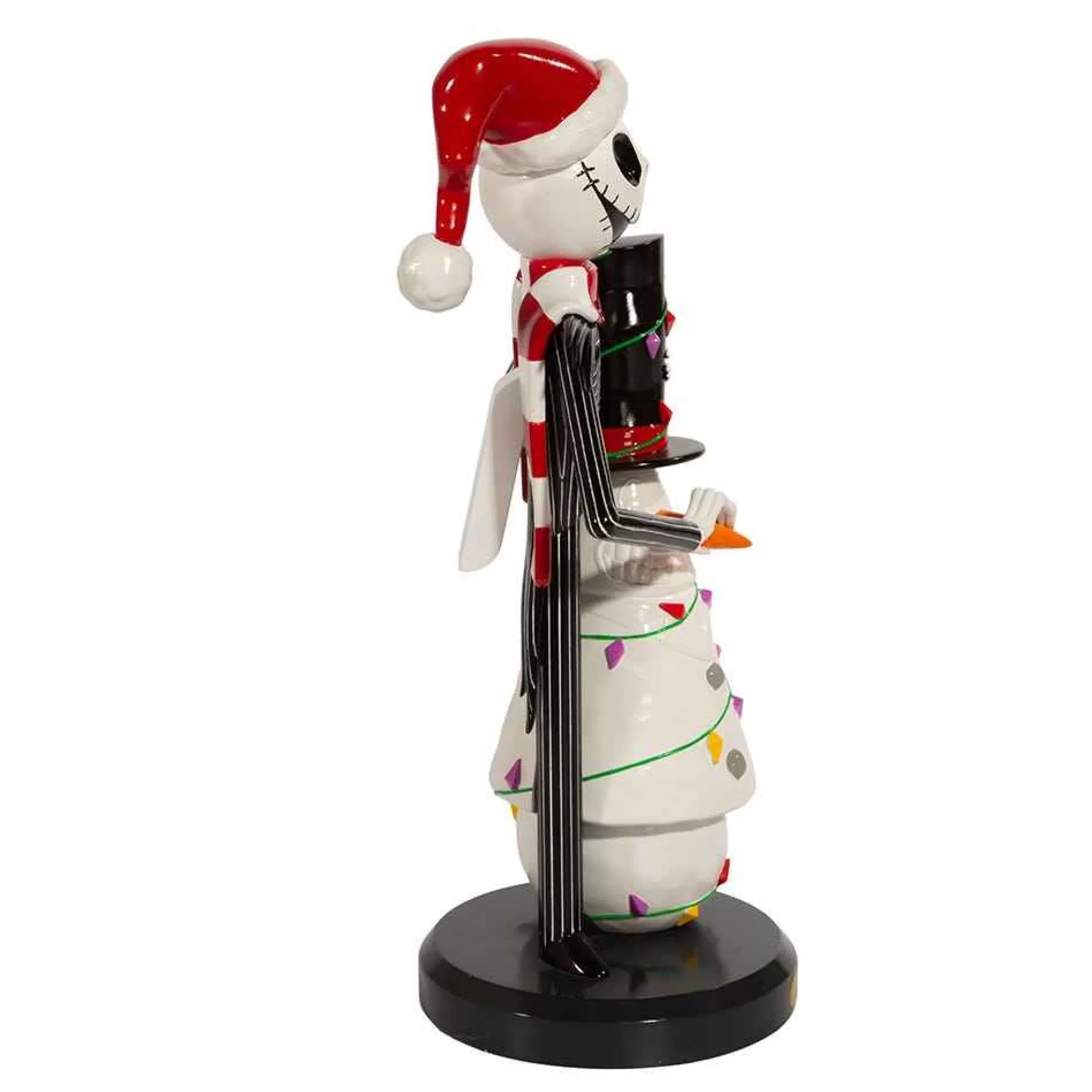 Kurt Adler 11-Inch Disney Nightmare Before Christmas Jack Skellington With Snowman Nutcracker