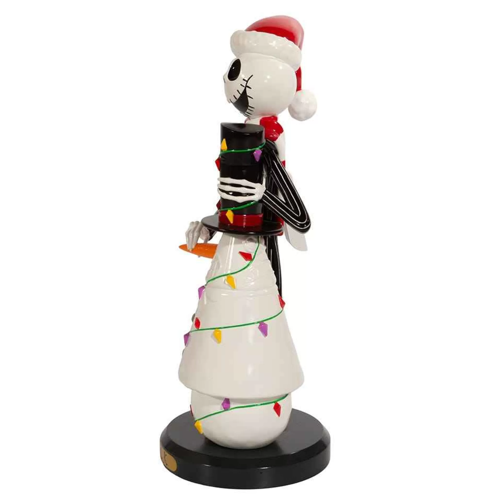Kurt Adler 11-Inch Disney Nightmare Before Christmas Jack Skellington With Snowman Nutcracker