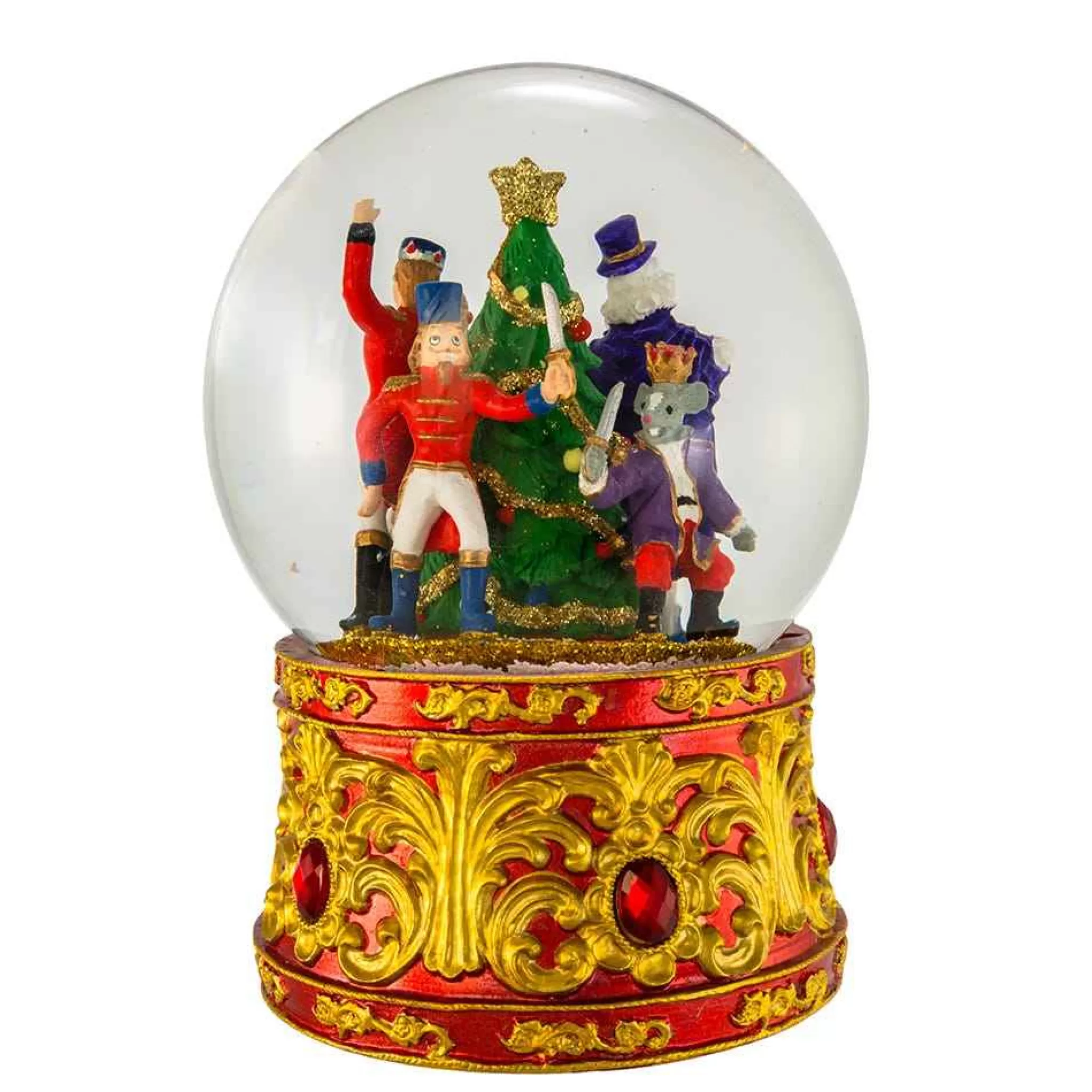 Kurt Adler 120Mm Musical Lighted Nutcracker Water Globe
