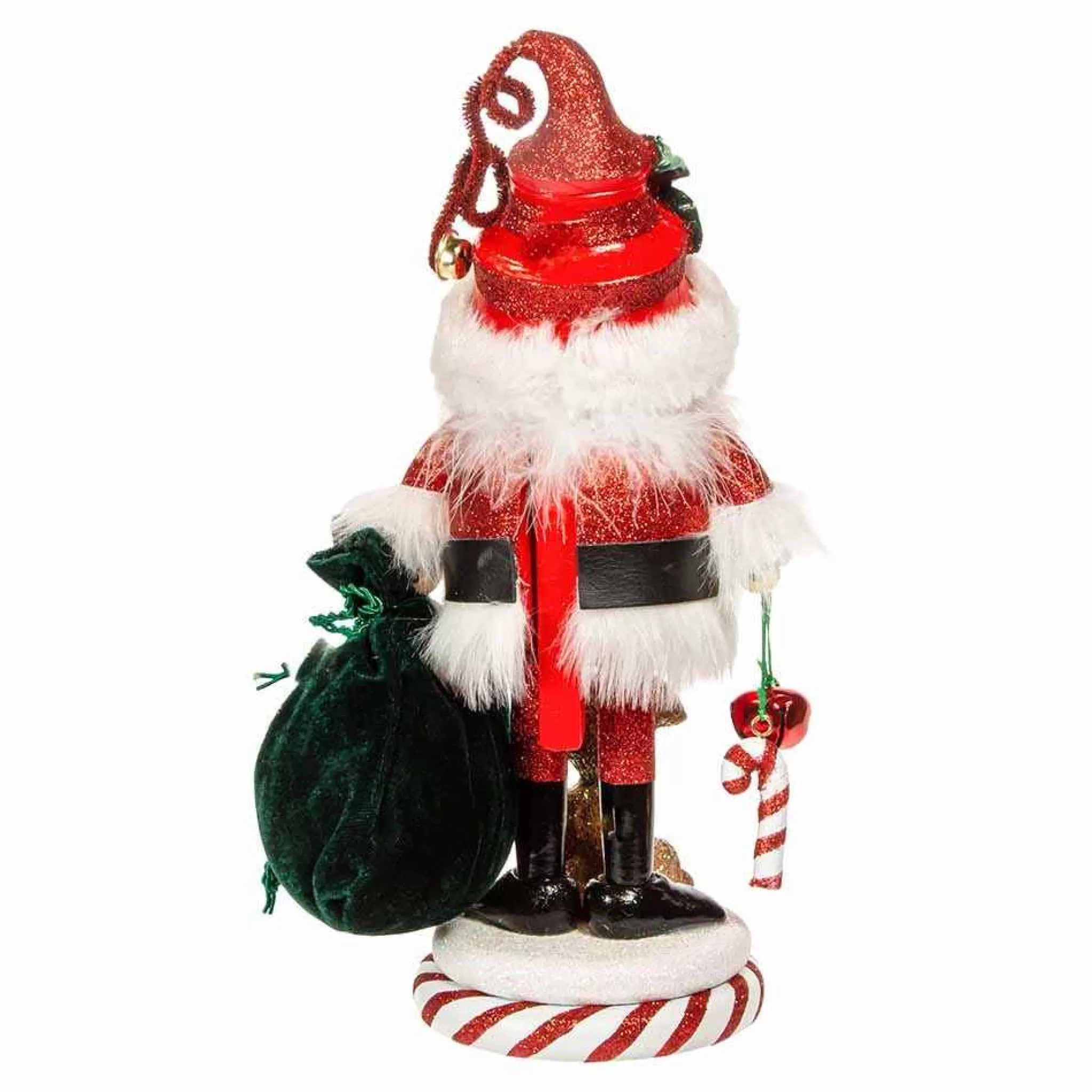 Kurt Adler 12-Inch Hollywood Santa And Pup Nutcracker