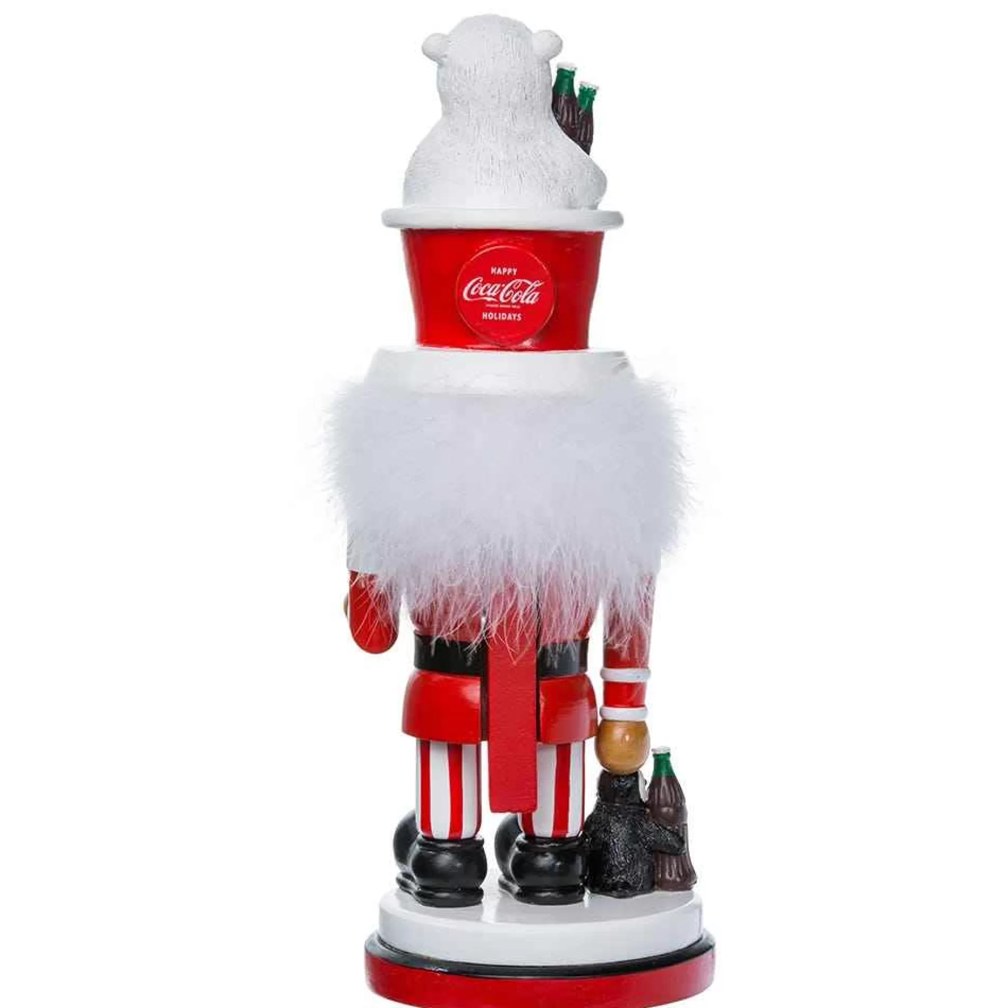 Kurt Adler 15-Inch Coca-Cola Hollywood Nutcracker With Polar Bear Hat