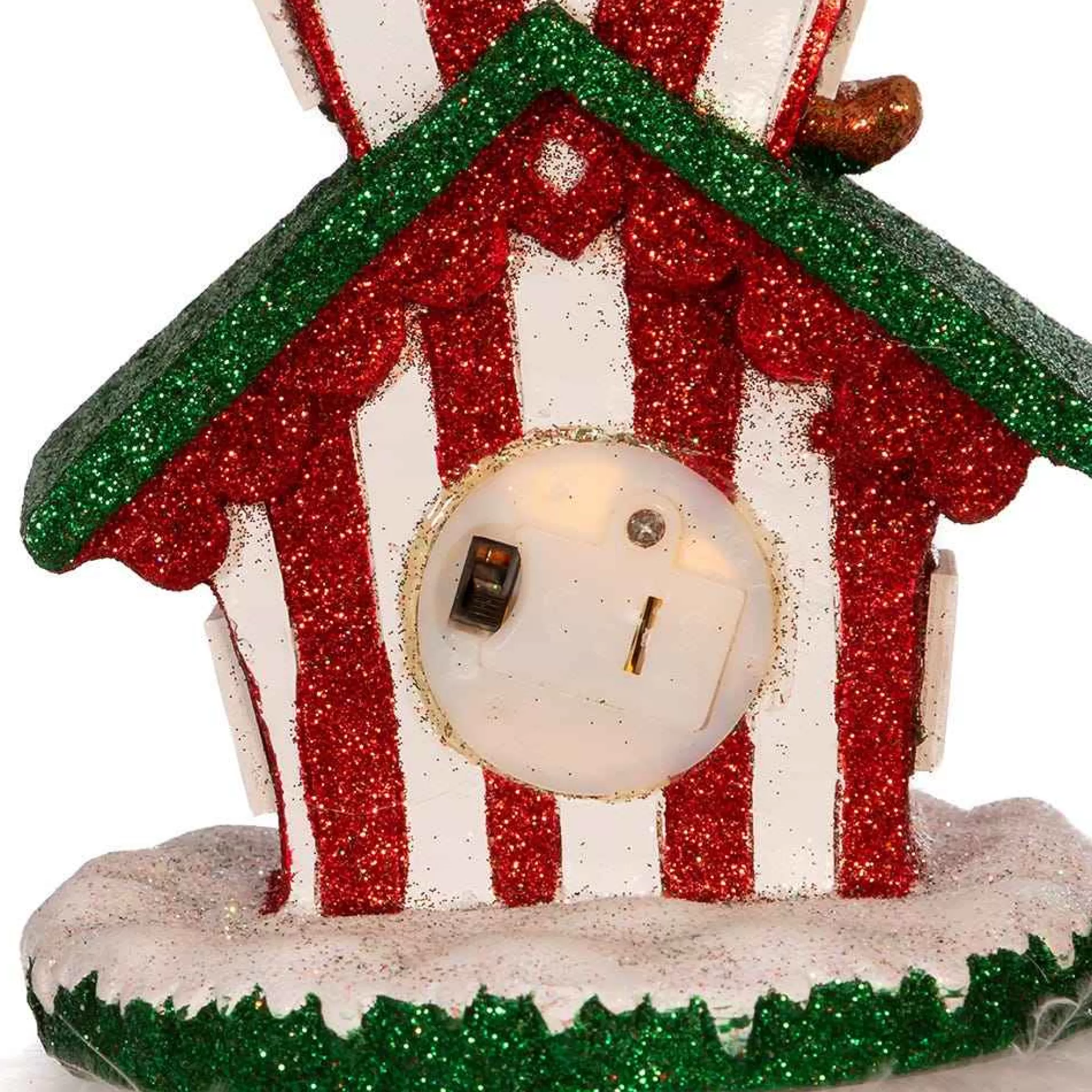 Kurt Adler 15-Inch Hollywood Battery-Operated Led Gingerbread House Hat Nutcracker