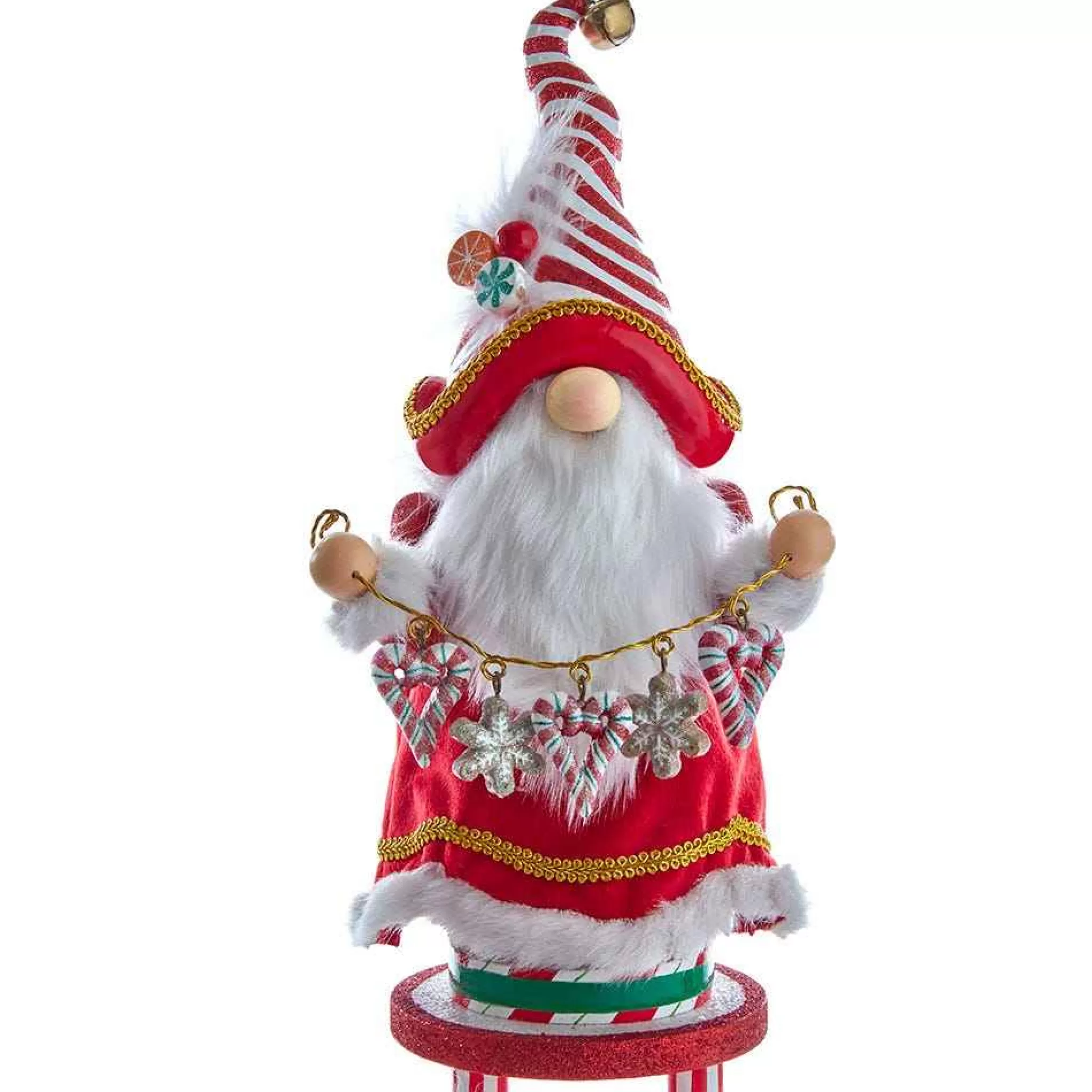 Kurt Adler 15-Inch Jolly Jingles Gnome Nutcracker