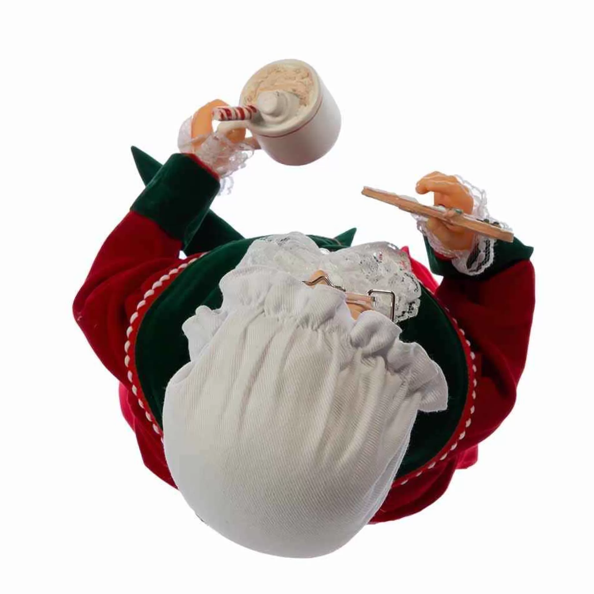 Kurt Adler 17.25-Inch Mrs. Claus With Cookies And Cocoa