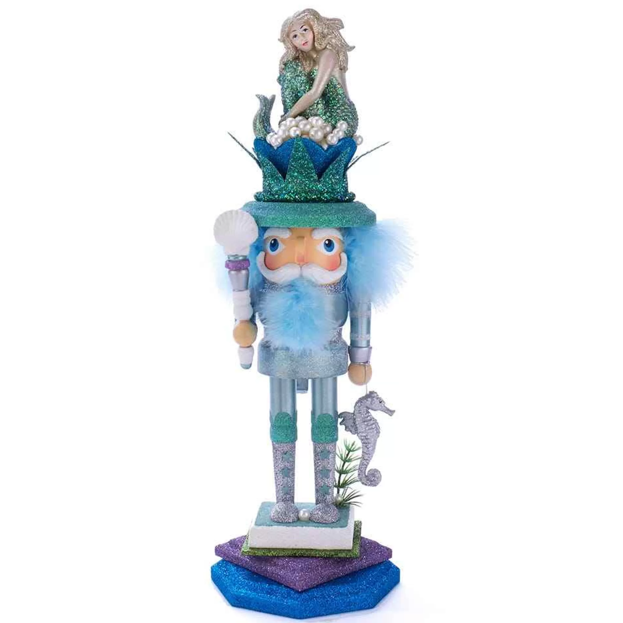 Kurt Adler 17.5-Inch Hollywood™ Mermaid King Nutcracker