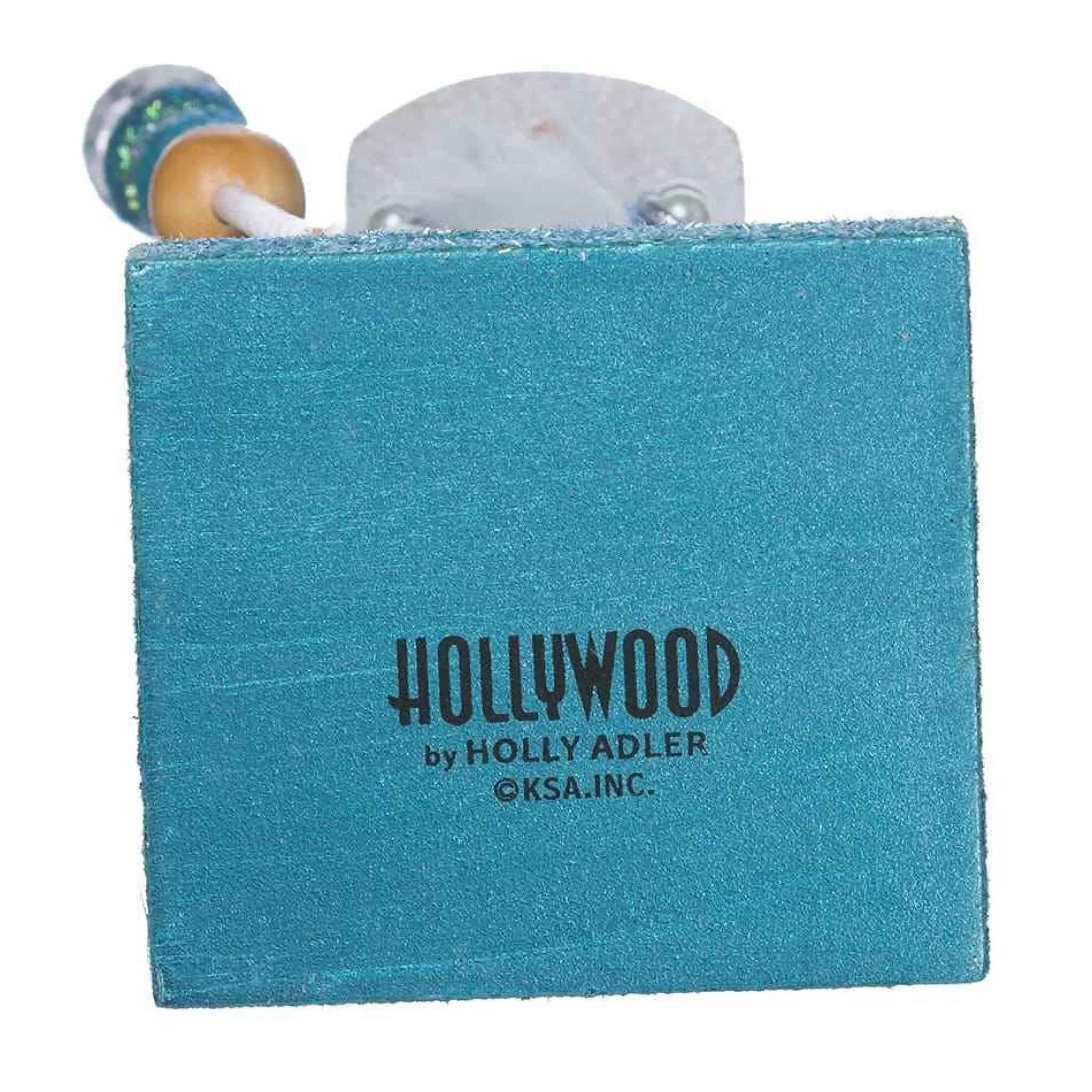 Kurt Adler 17-Inch Hollywood Turquoise/White Nutcracker