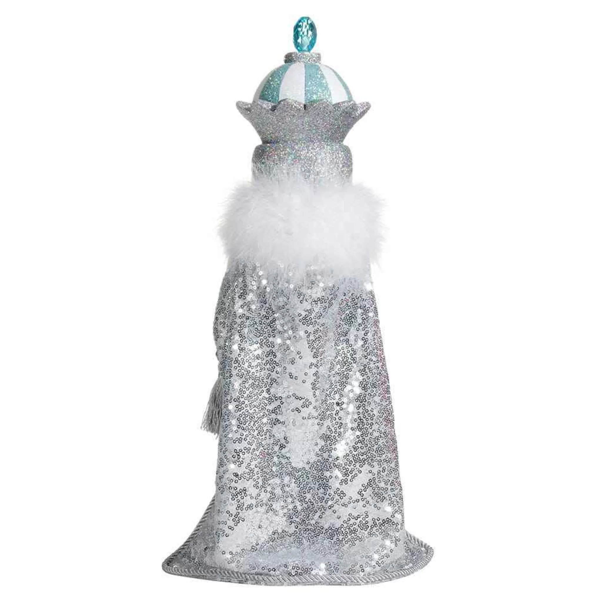 Kurt Adler 18.5-Inch Hollywood™ Blue And Silver King Nutcracker