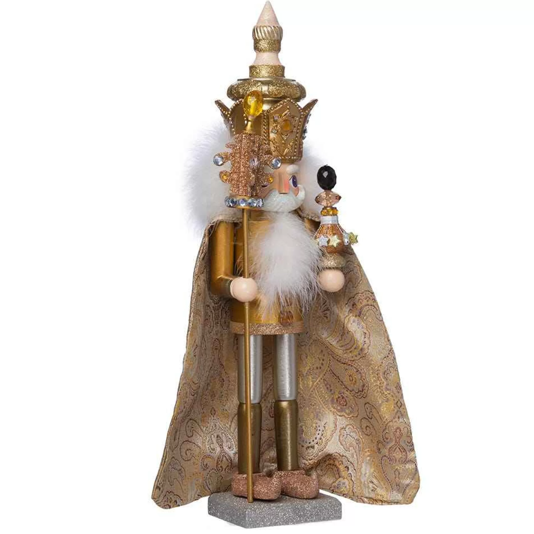 Kurt Adler 18-Inch Hollywood Gold King Nutcracker