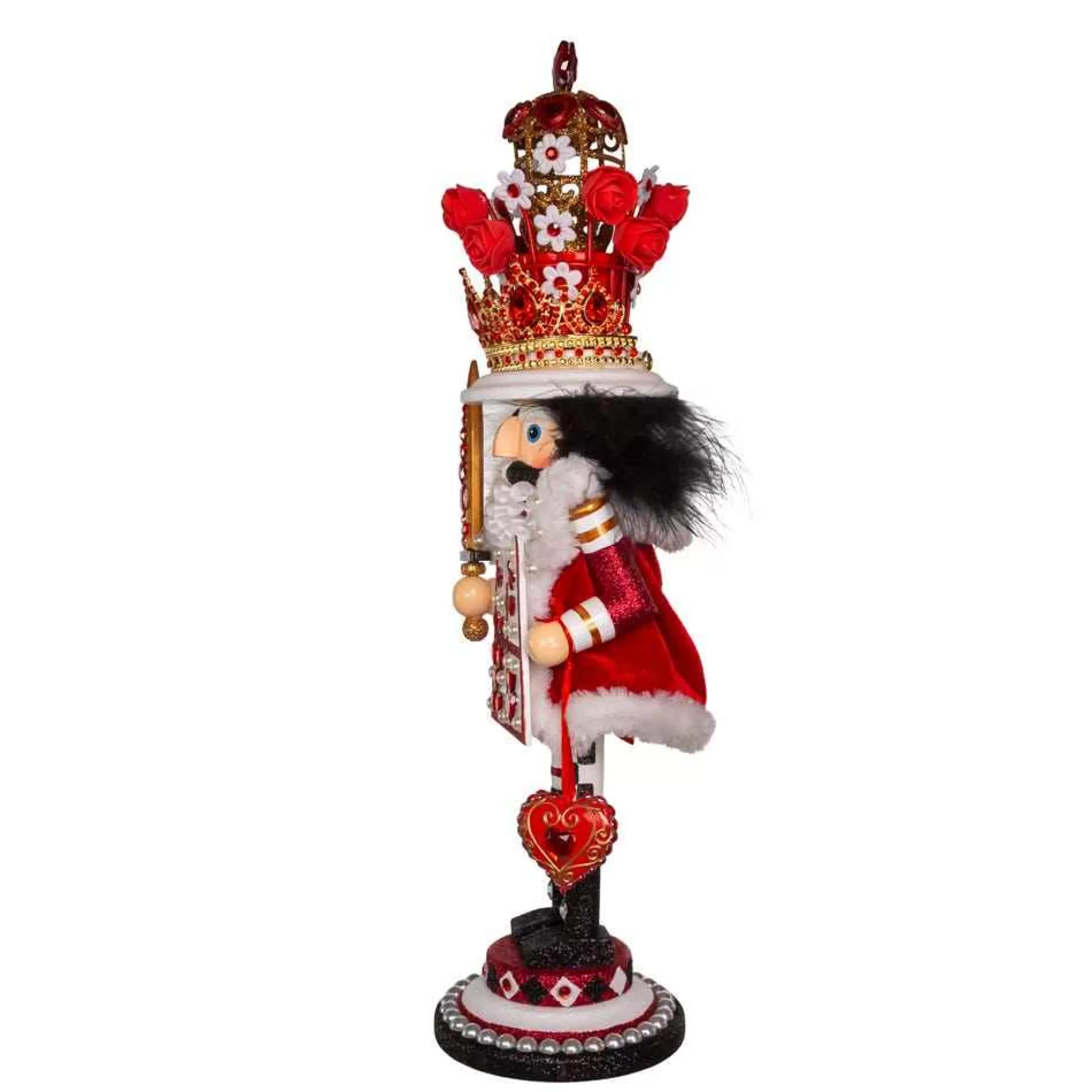 Kurt Adler 18-Inch Hollywood King Of Hearts Nutcracker
