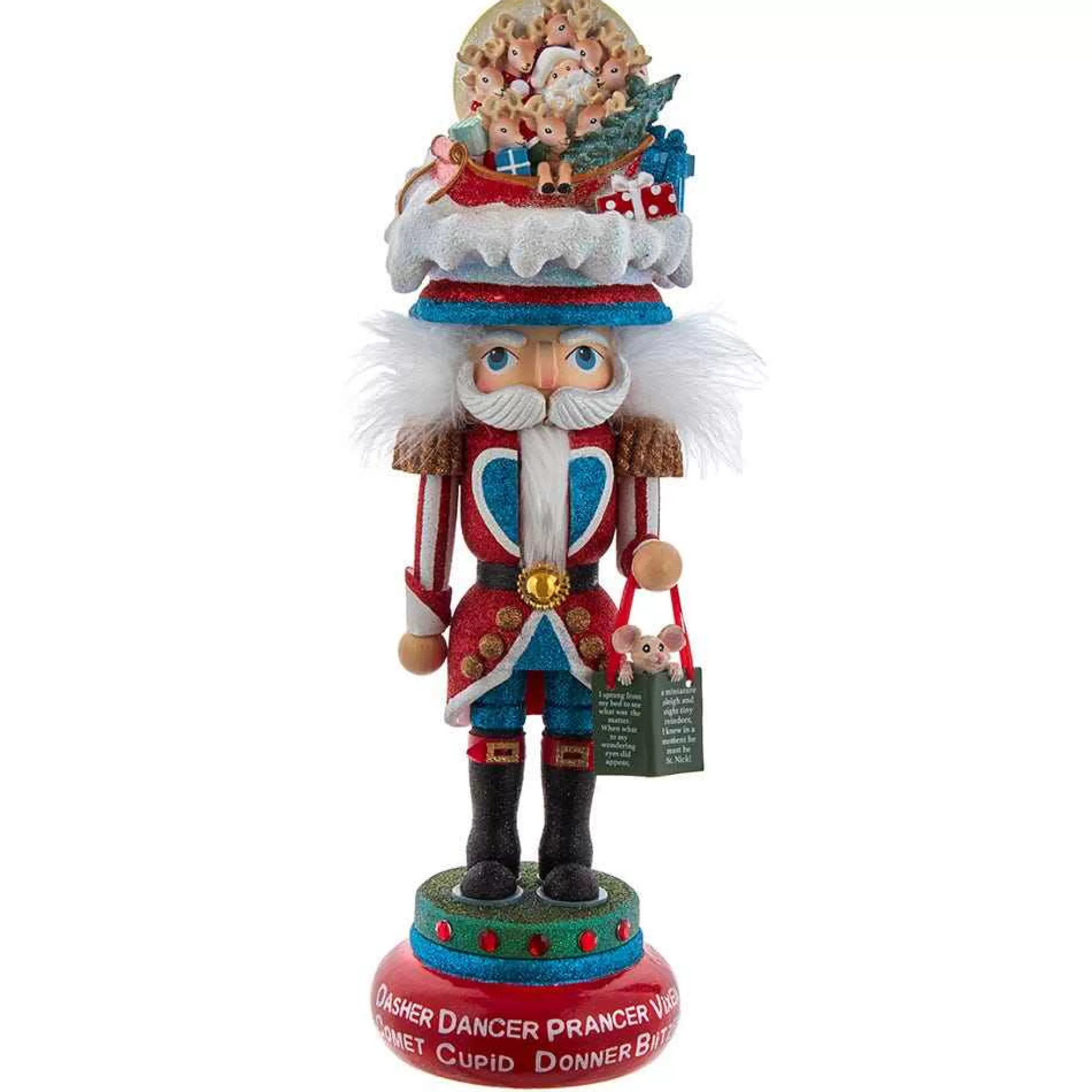 Kurt Adler 18-Inch Hollywood Night Before Christmas Nutcracker, 5Th In Series
