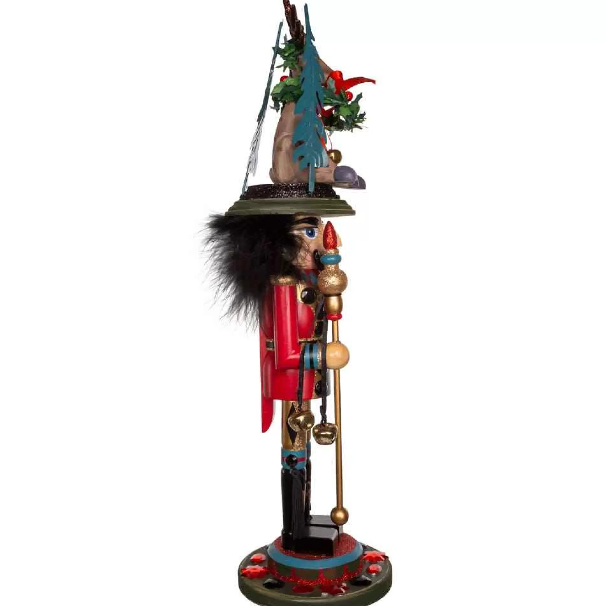 Kurt Adler 18-Inch Hollywood Nutcracker With Deer Hat