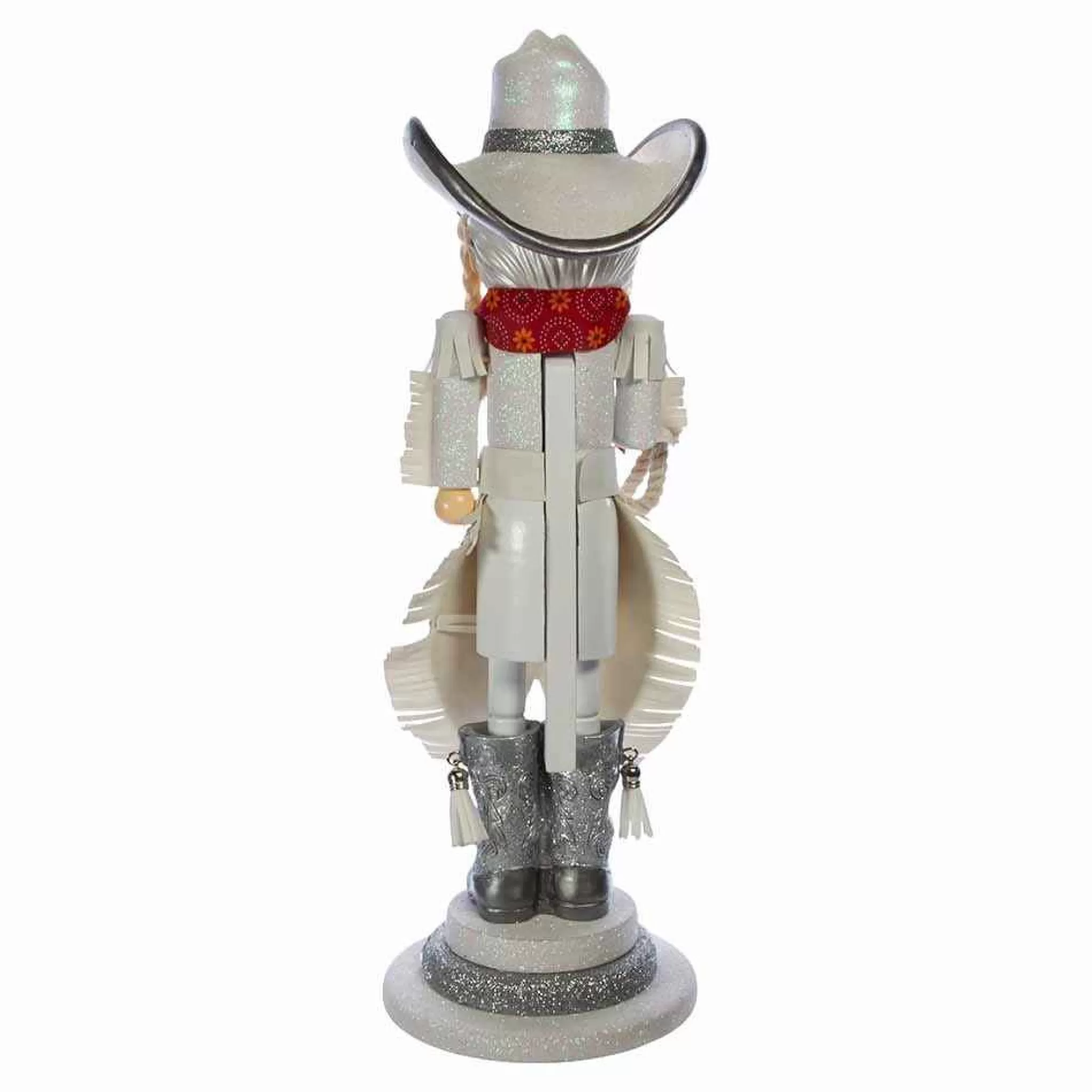 Kurt Adler 18-Inch Hollywood Rhinestone Cowgirl Nutcracker