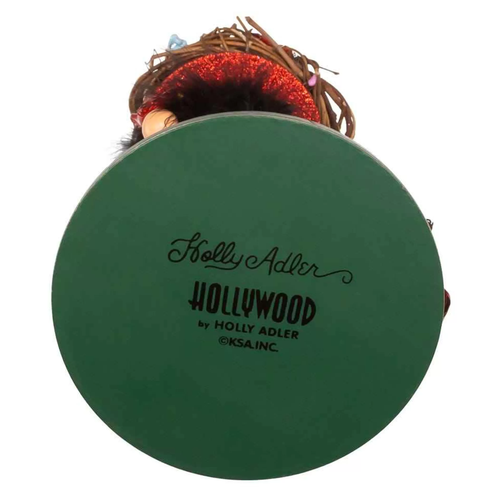 Kurt Adler 19.5-Inch Hollywood Cardinal In Tree Hat Nutcracker