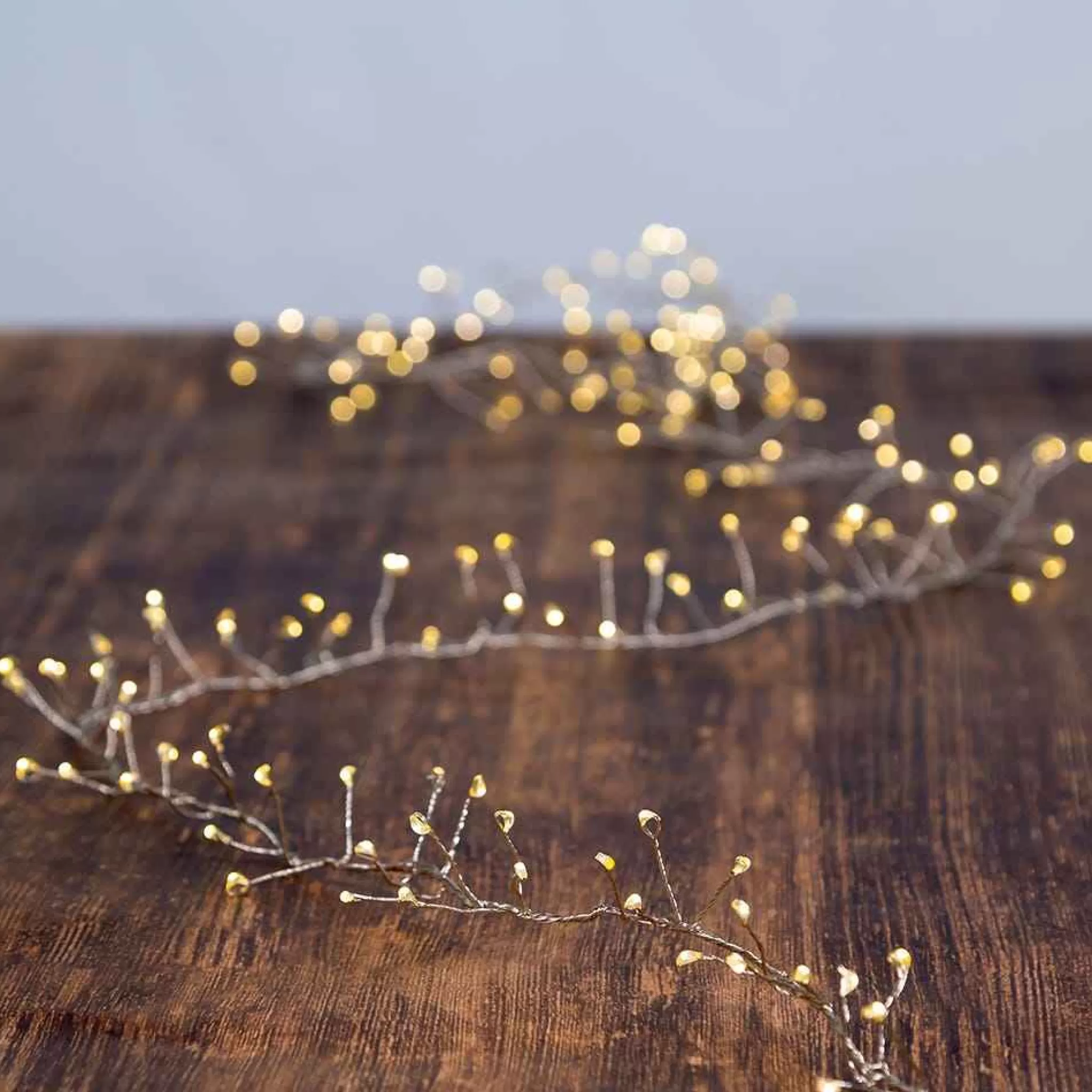 Kurt Adler 24-Foot 720-Light Warm White Twinkle Led Fairy Cluster Garland