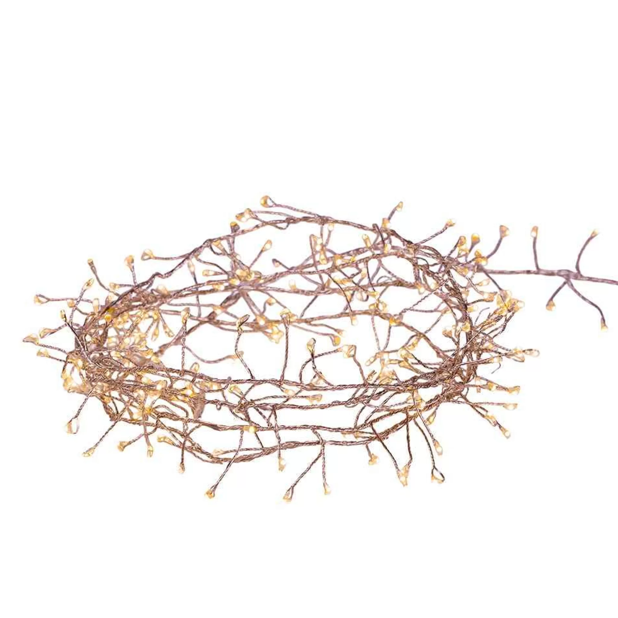 Kurt Adler 24-Foot 720-Light Warm White Twinkle Led Fairy Cluster Garland