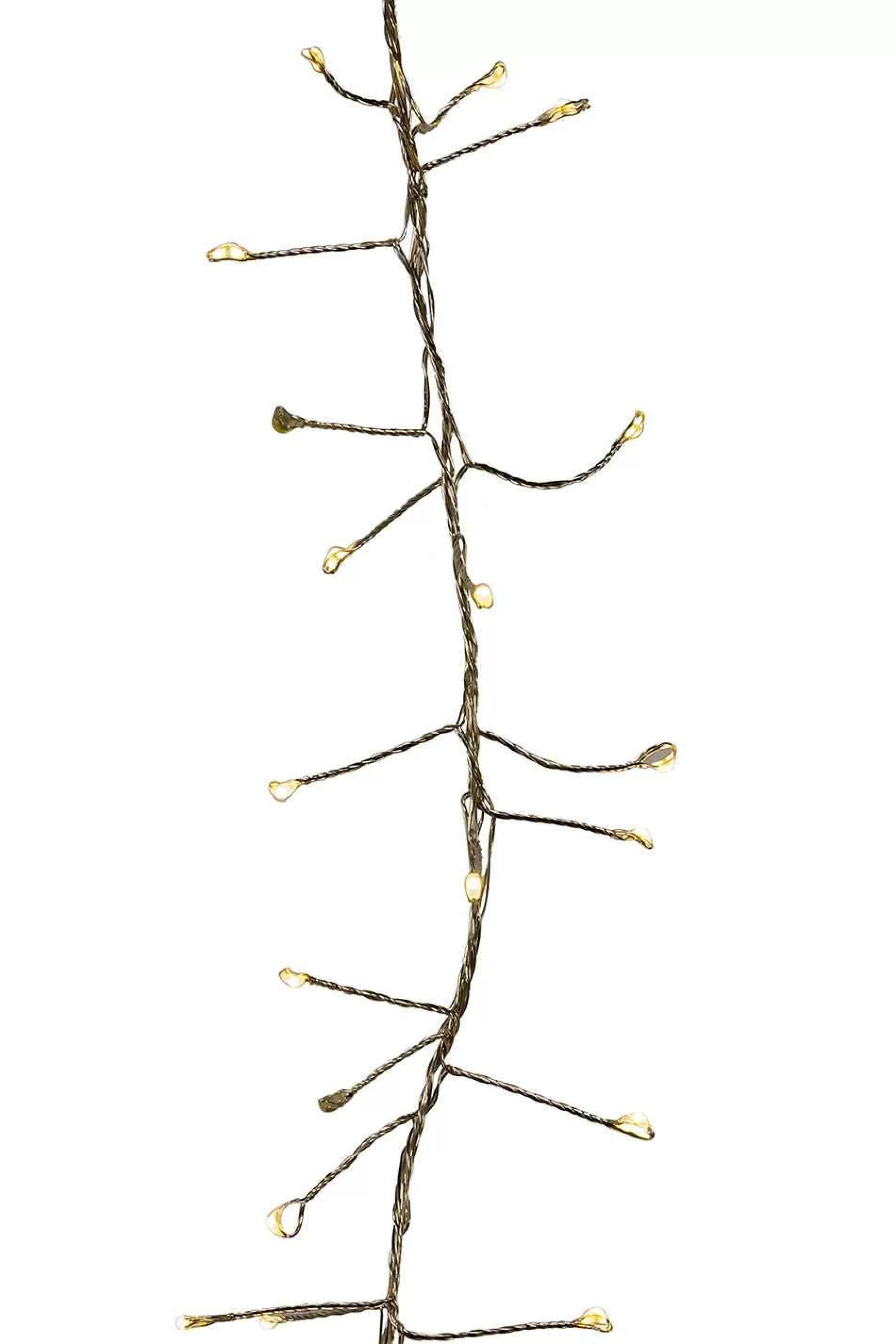 Kurt Adler 24-Foot 720-Light Warm White Twinkle Led Fairy Cluster Garland