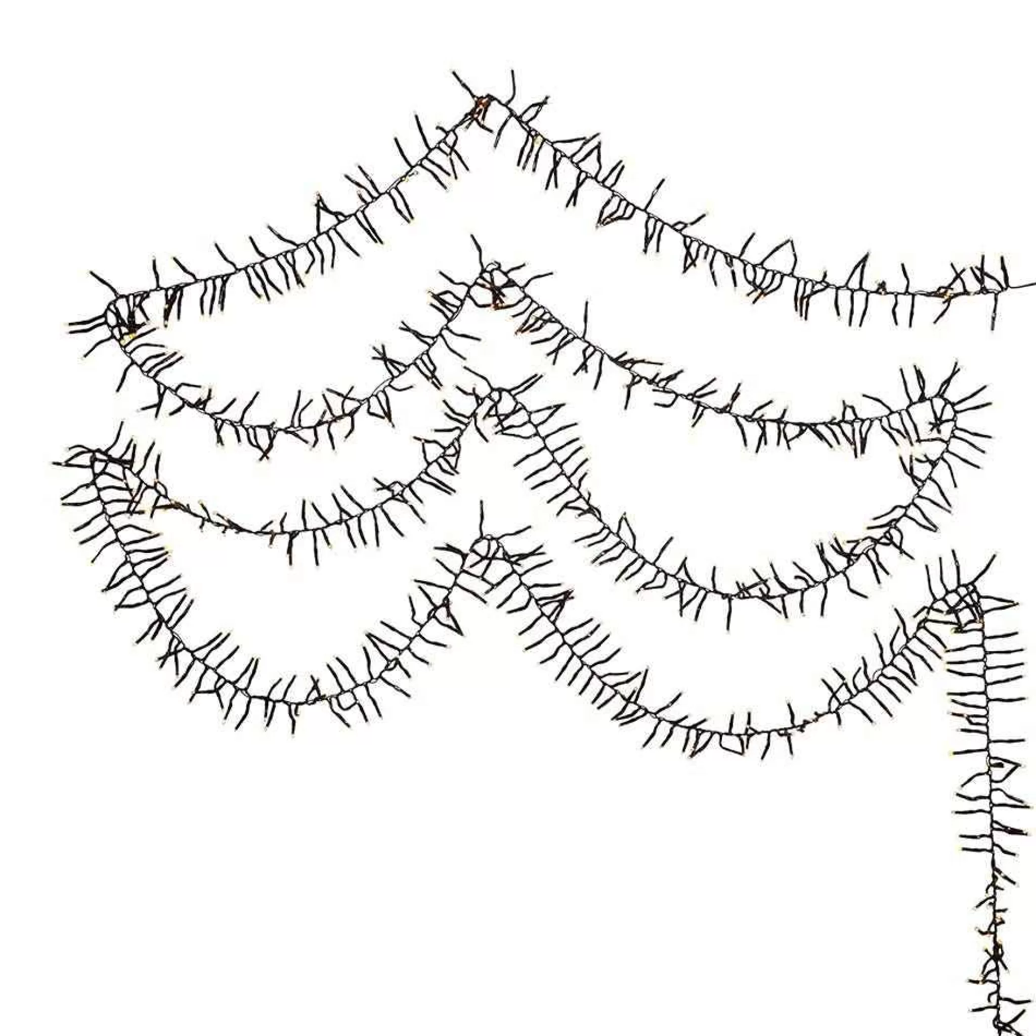 Kurt Adler 3000-Light 98-Foot Cluster Garland With Classic White Led Lights