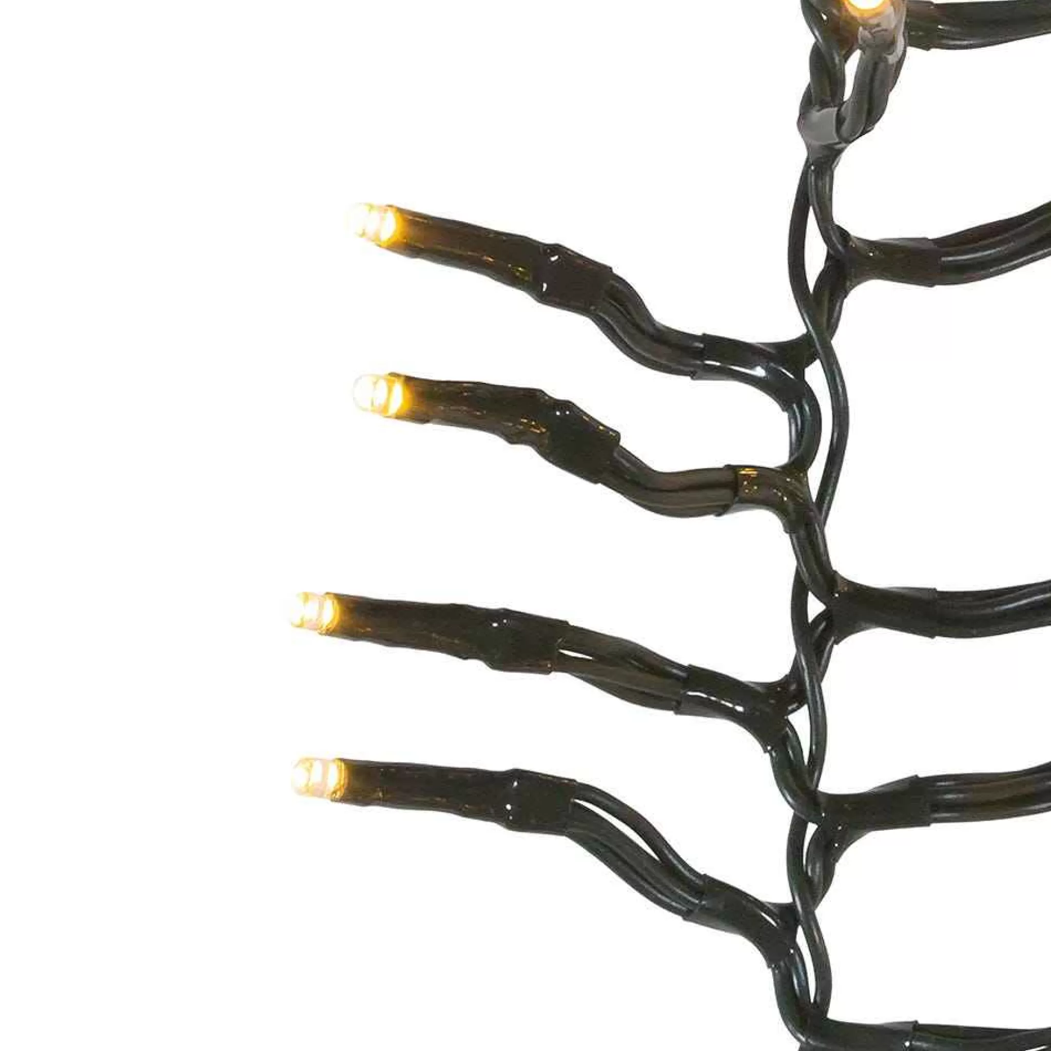 Kurt Adler 3000-Light 98-Foot Cluster Garland With Warm White Led Lights