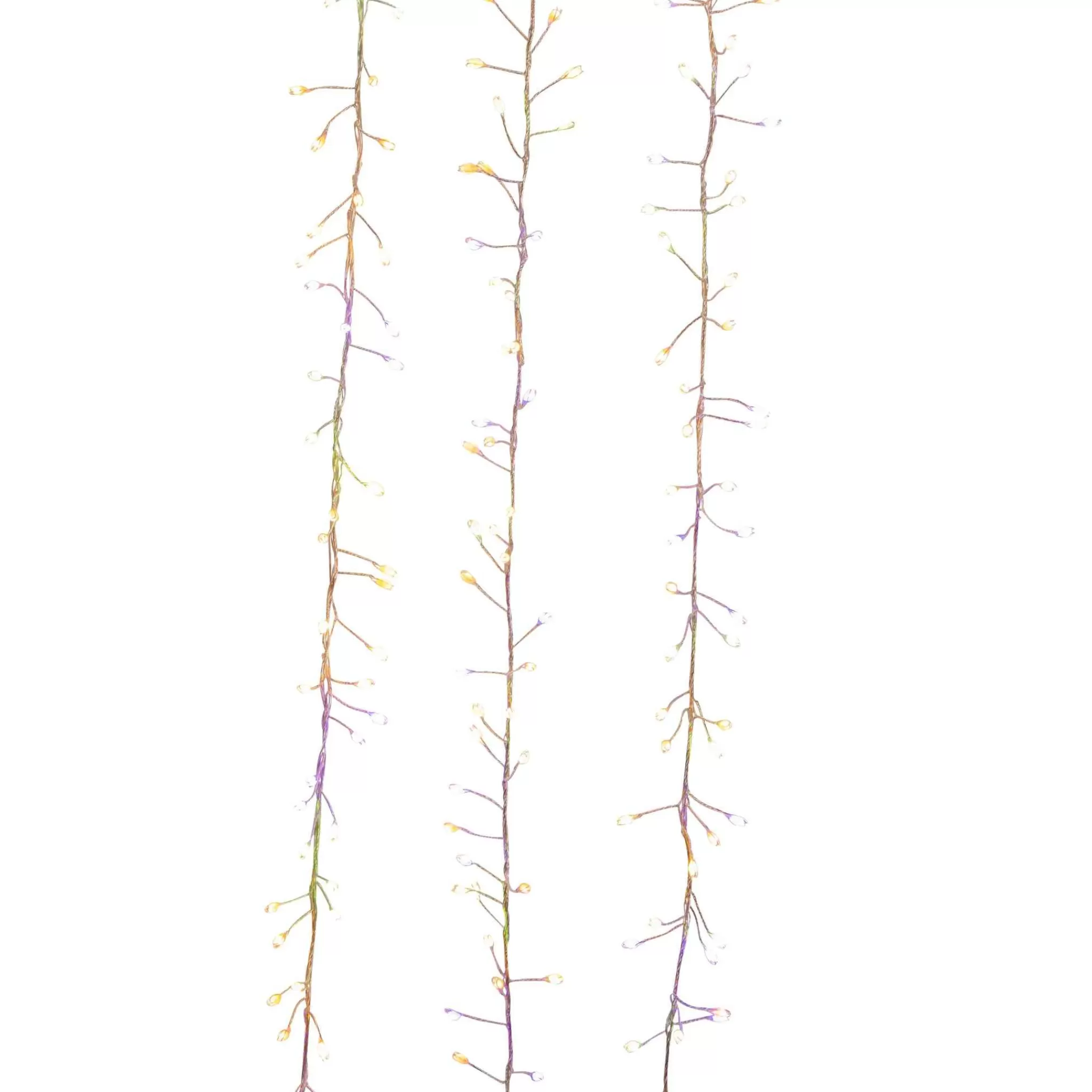 Kurt Adler 300-Light 9.8-Foot Dual Color Led Cluster Garland