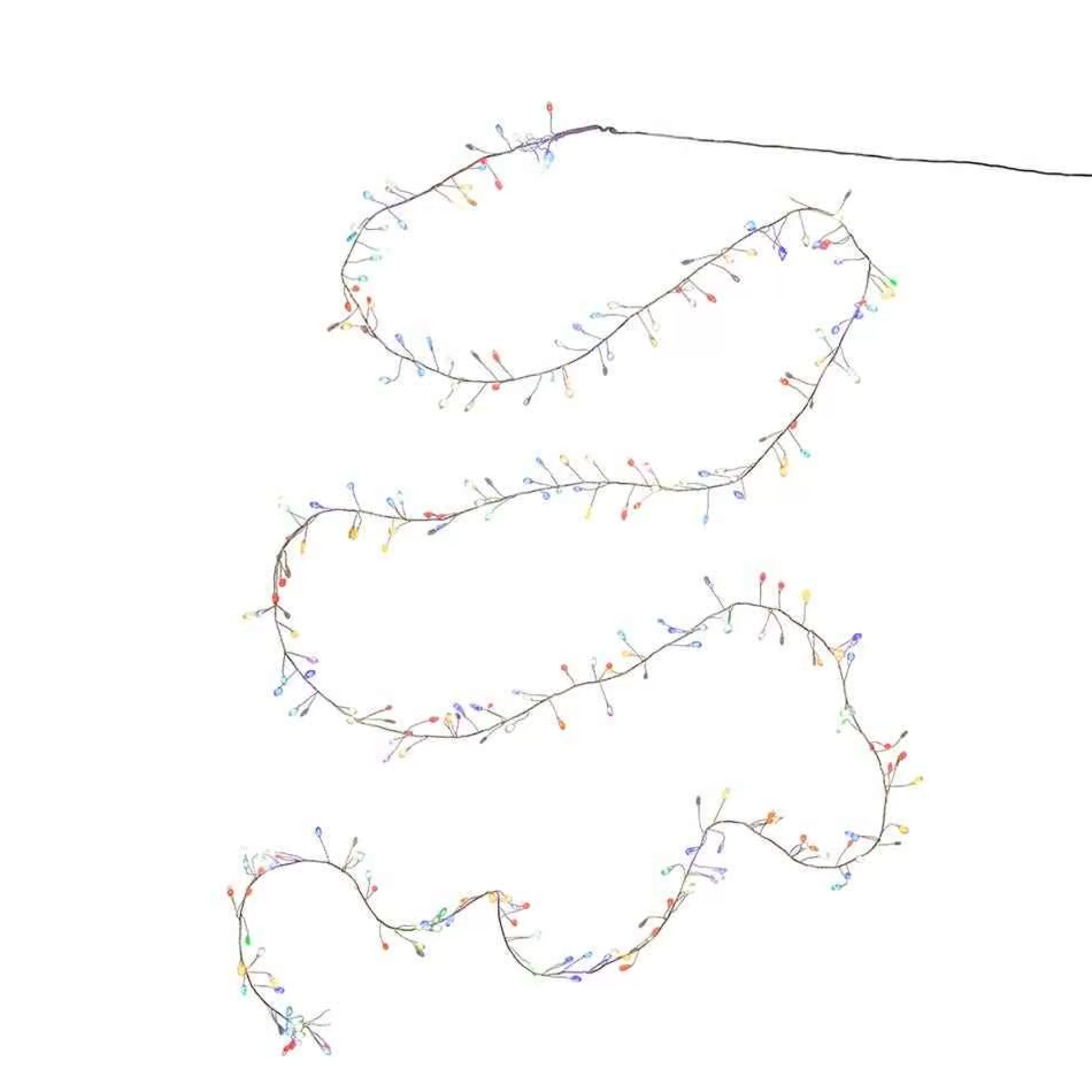 Kurt Adler 300-Light Cluster Garland With Rgb Led Lights