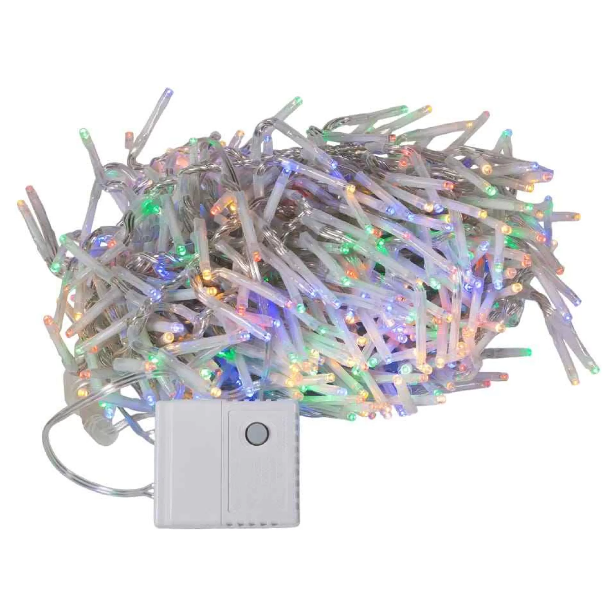 Kurt Adler 480-Light 15.7-Foot Multicolored Led Connectable Cluster Garland