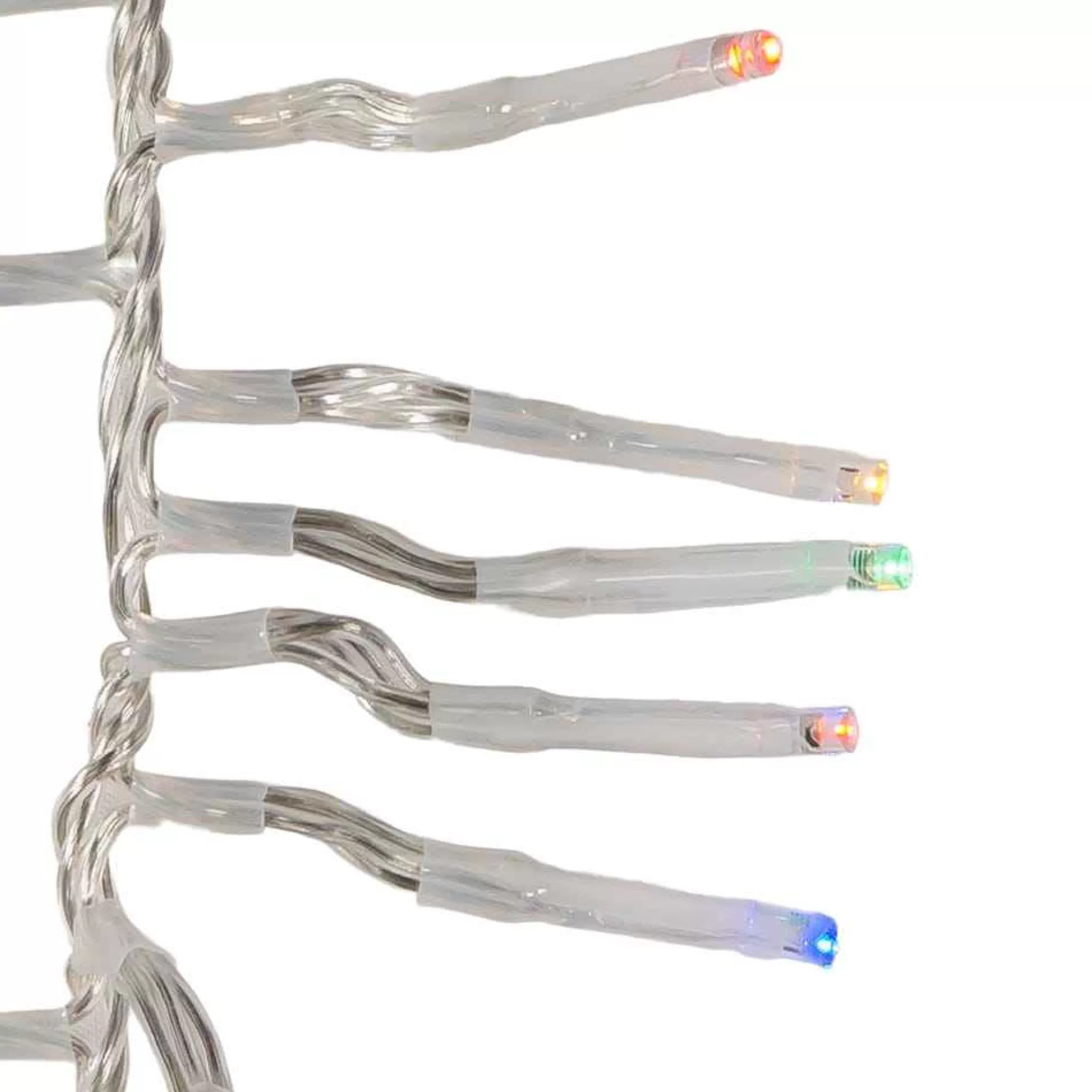 Kurt Adler 480-Light 15.7-Foot Multicolored Led Connectable Cluster Garland