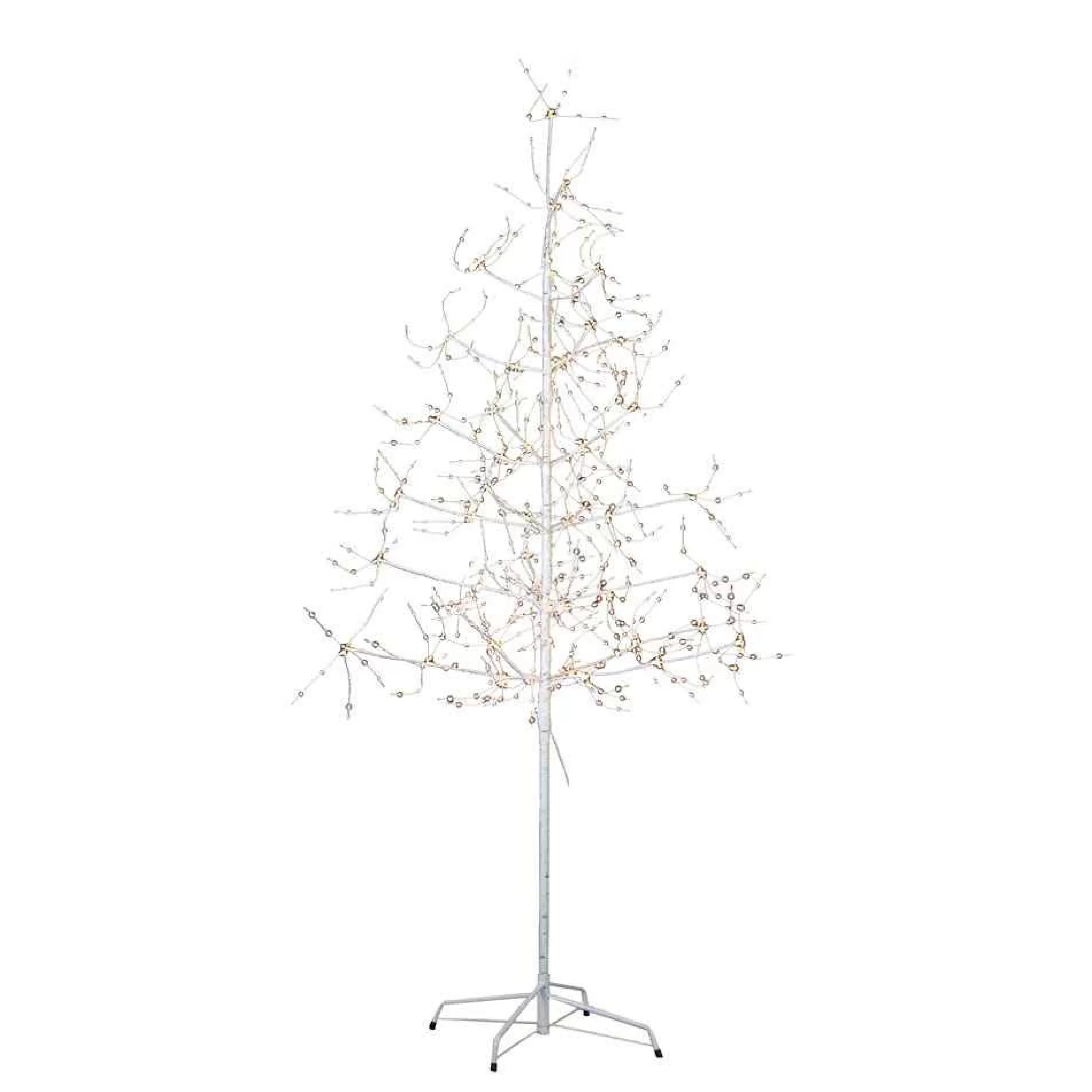 Kurt Adler 6-Foot White Birch Bark With Led Fairy Lights Tree