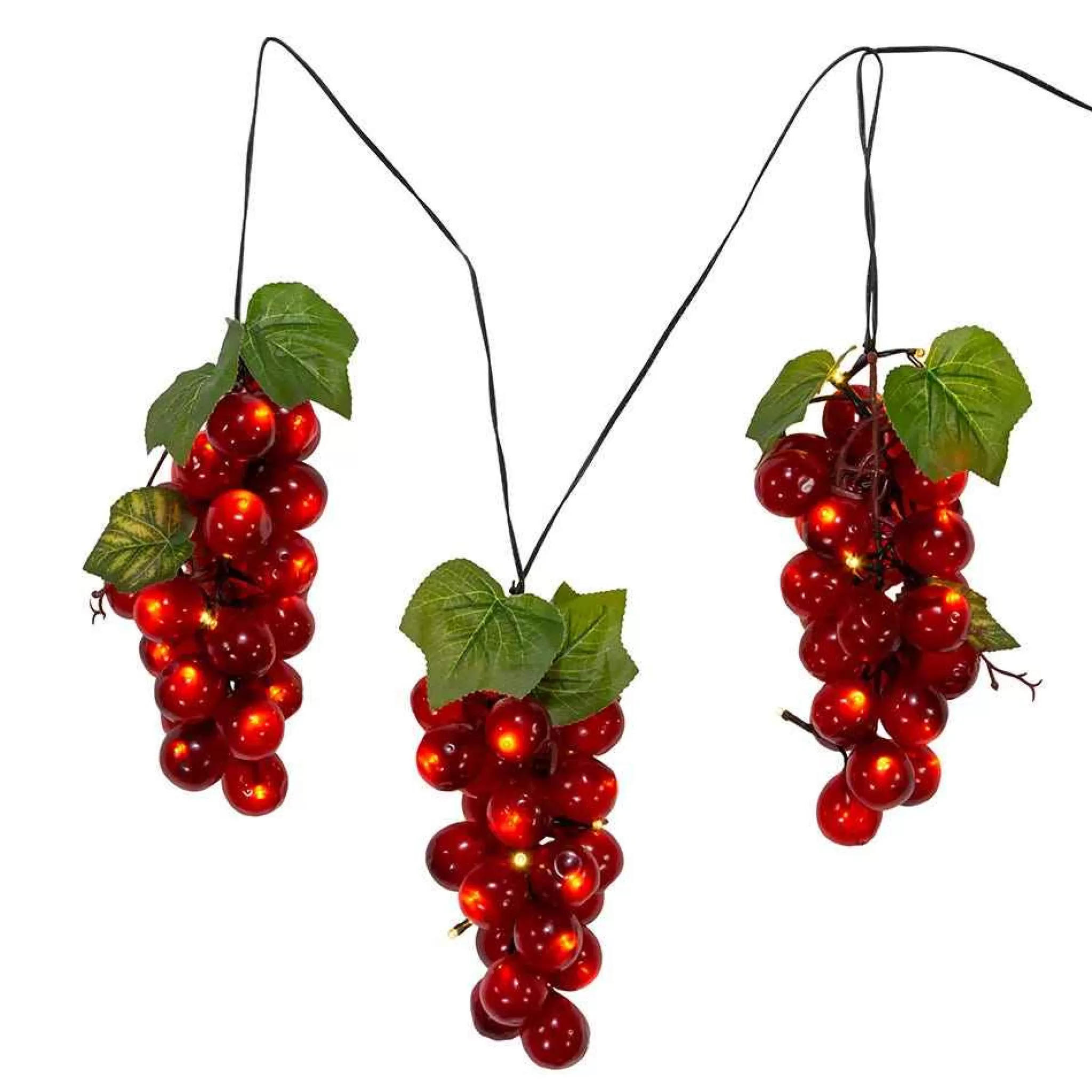 Kurt Adler 75-Light Led Large Purple Grape Light Set