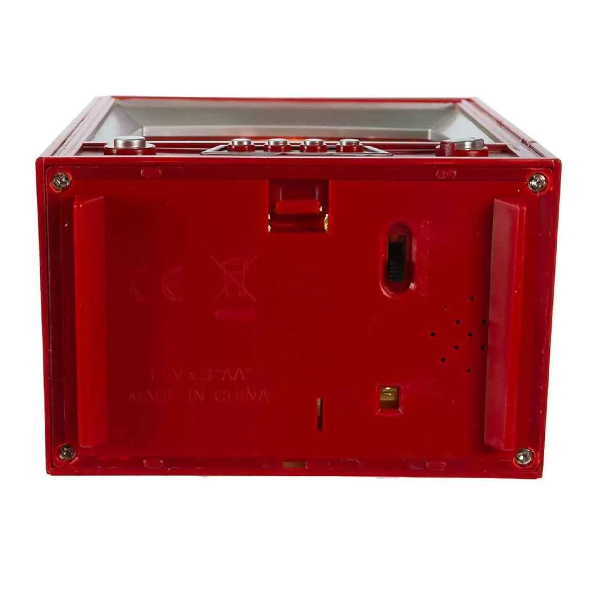 Kurt Adler 8.5-Inch Battery-Operated Rudolph And Santa Musical Tv Table Piece