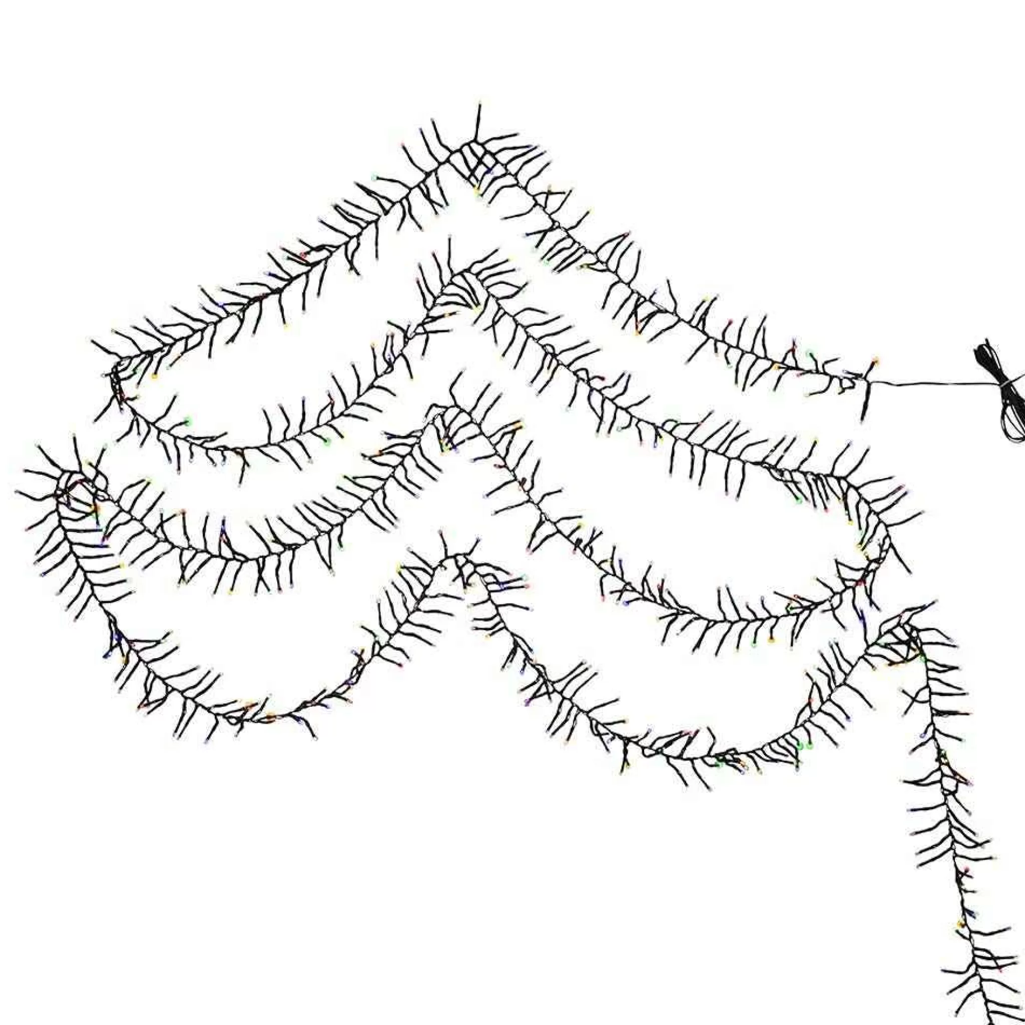 Kurt Adler Cul 1000-Light 33-Foot Cluster Garland With Multi-Color 3Mm Led Bulbs