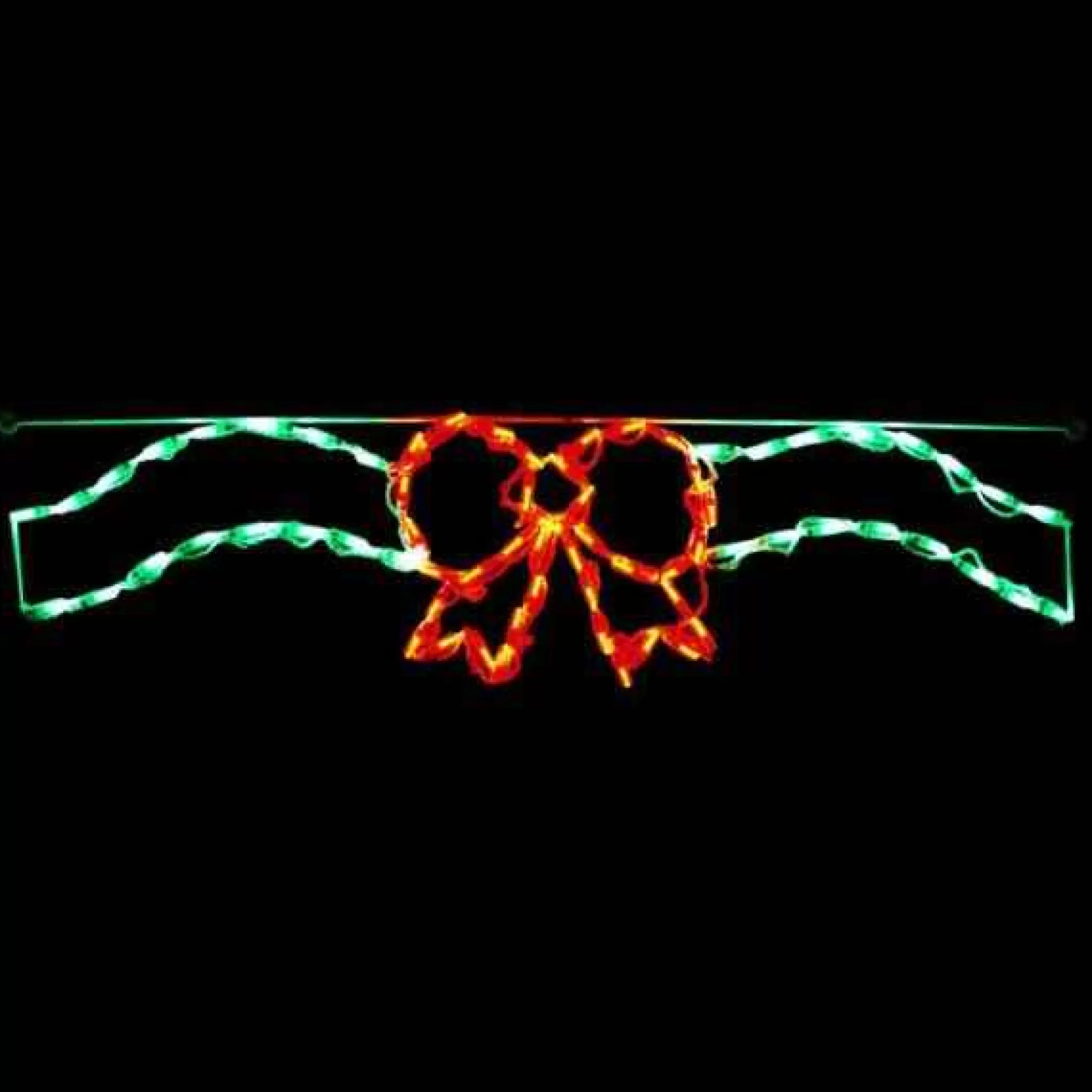 Brite Ideas Led Bow/Ribbon Linkable Red/Green #Led-Br44Rg