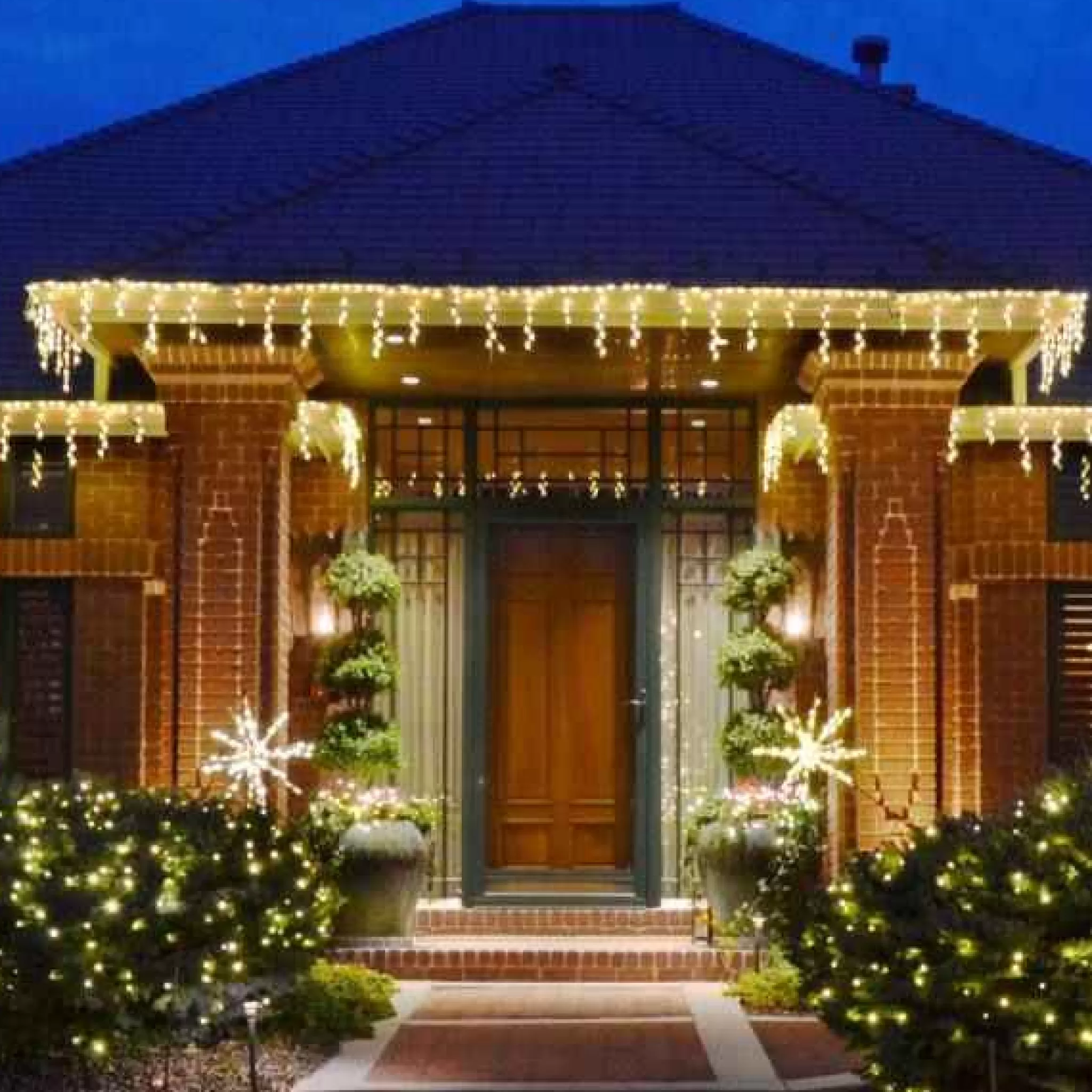 Brite Ideas Led Freestyle Steel Icicle Warm White #Led-Ic44Ww *Set Of 12*