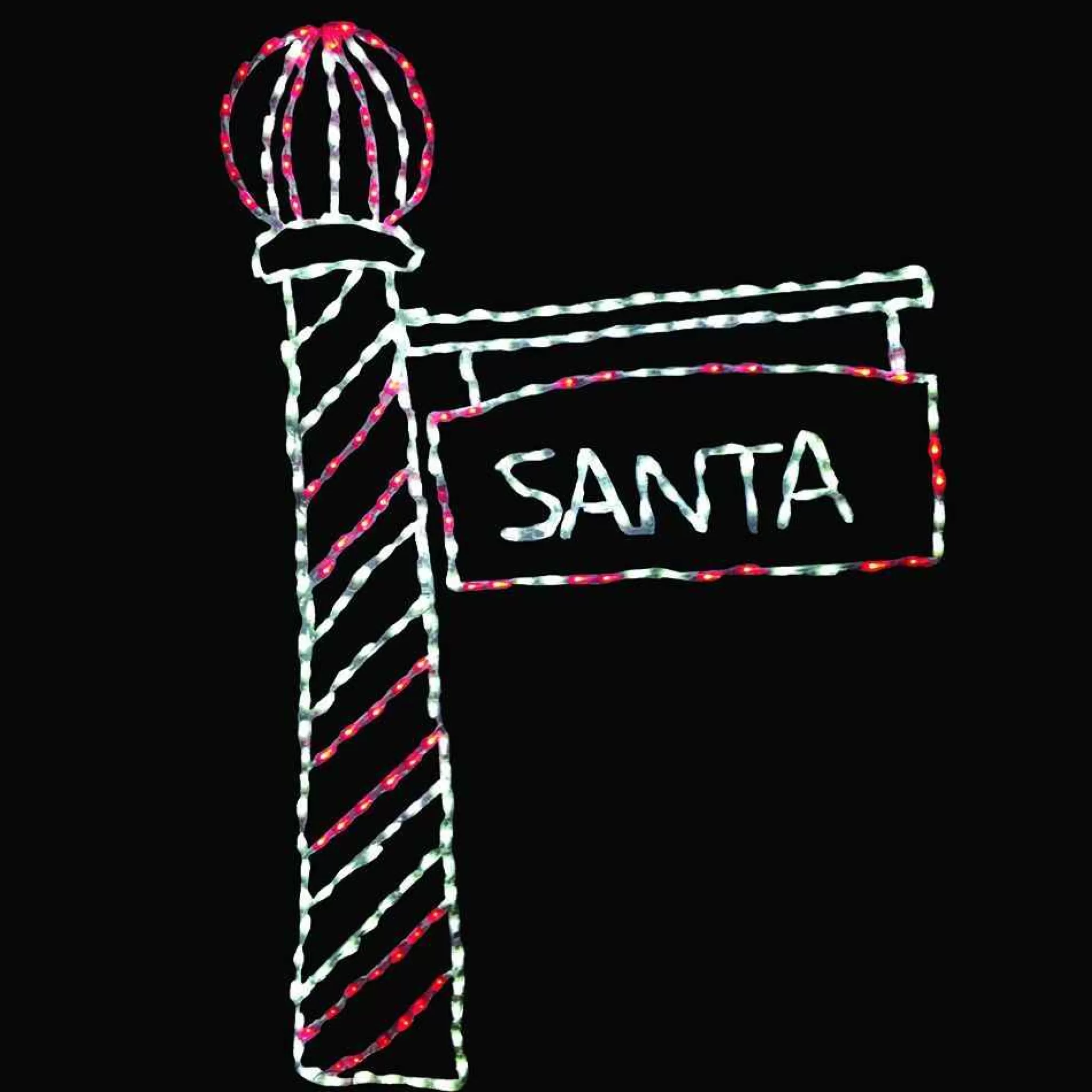 Brite Ideas Led Santa's Light Pole #Led-Slp72