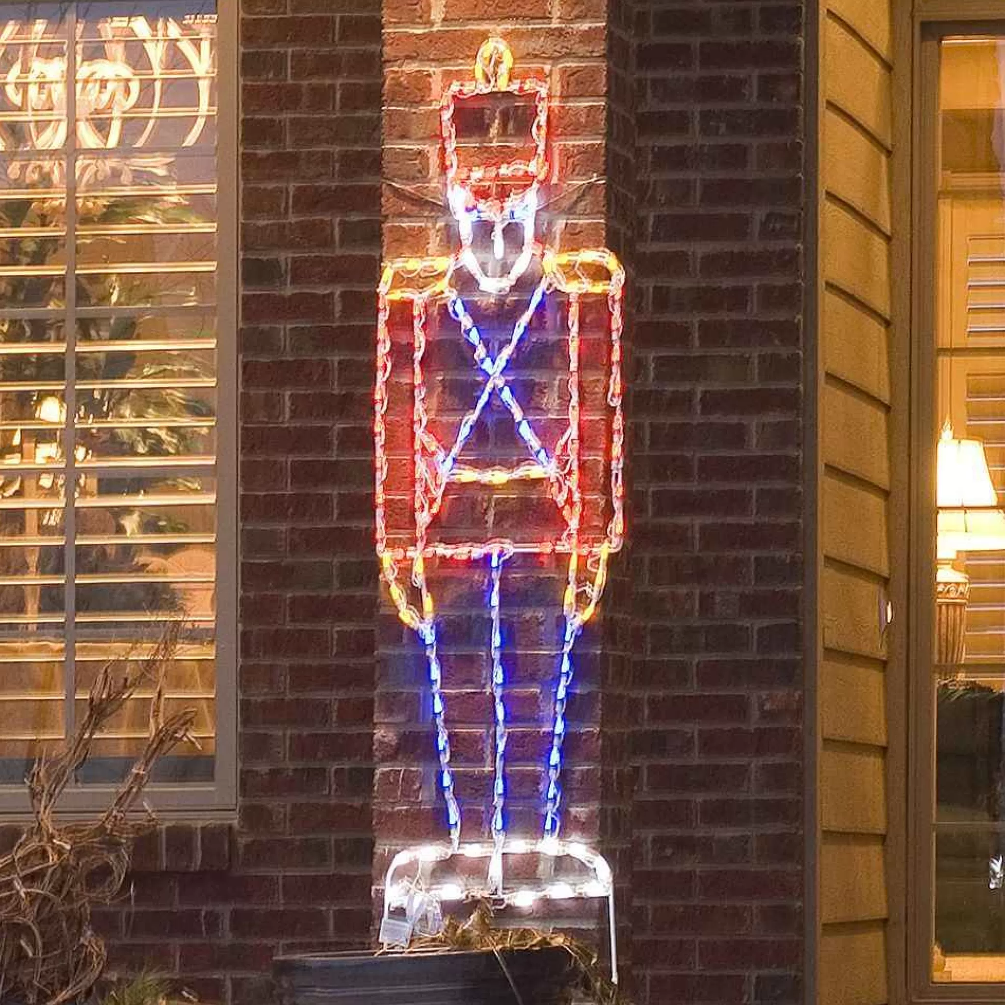 Brite Ideas Led Small Toy Soldier #Led-Tssm65 *Set Of 2*