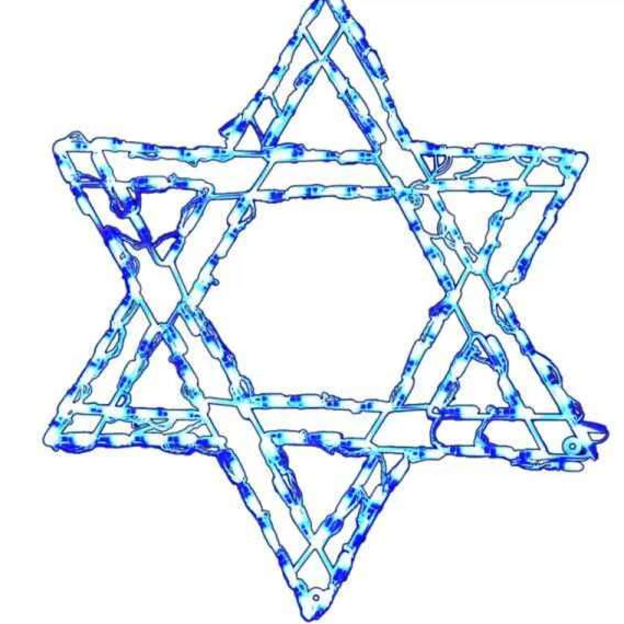 Brite Ideas Led Star Of David #Led-Sd132 *Set Of 2*