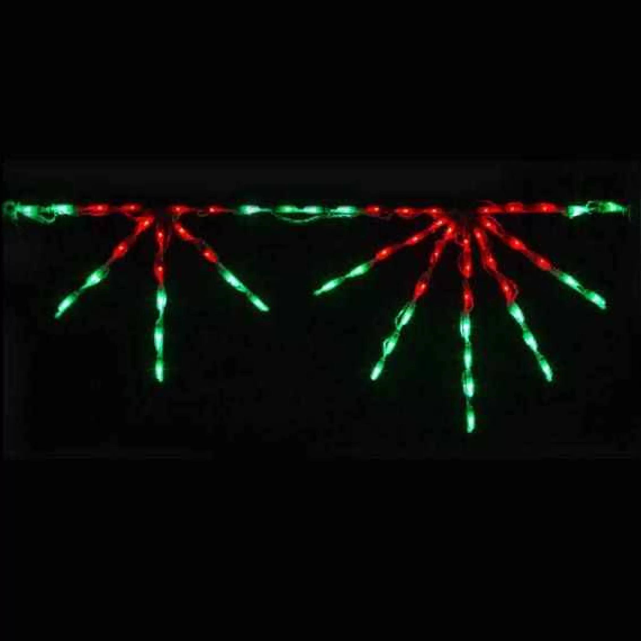 Brite Ideas Led Starburst Linkable (Red/Green) -Set Of 12- #Led-Sb44Rg