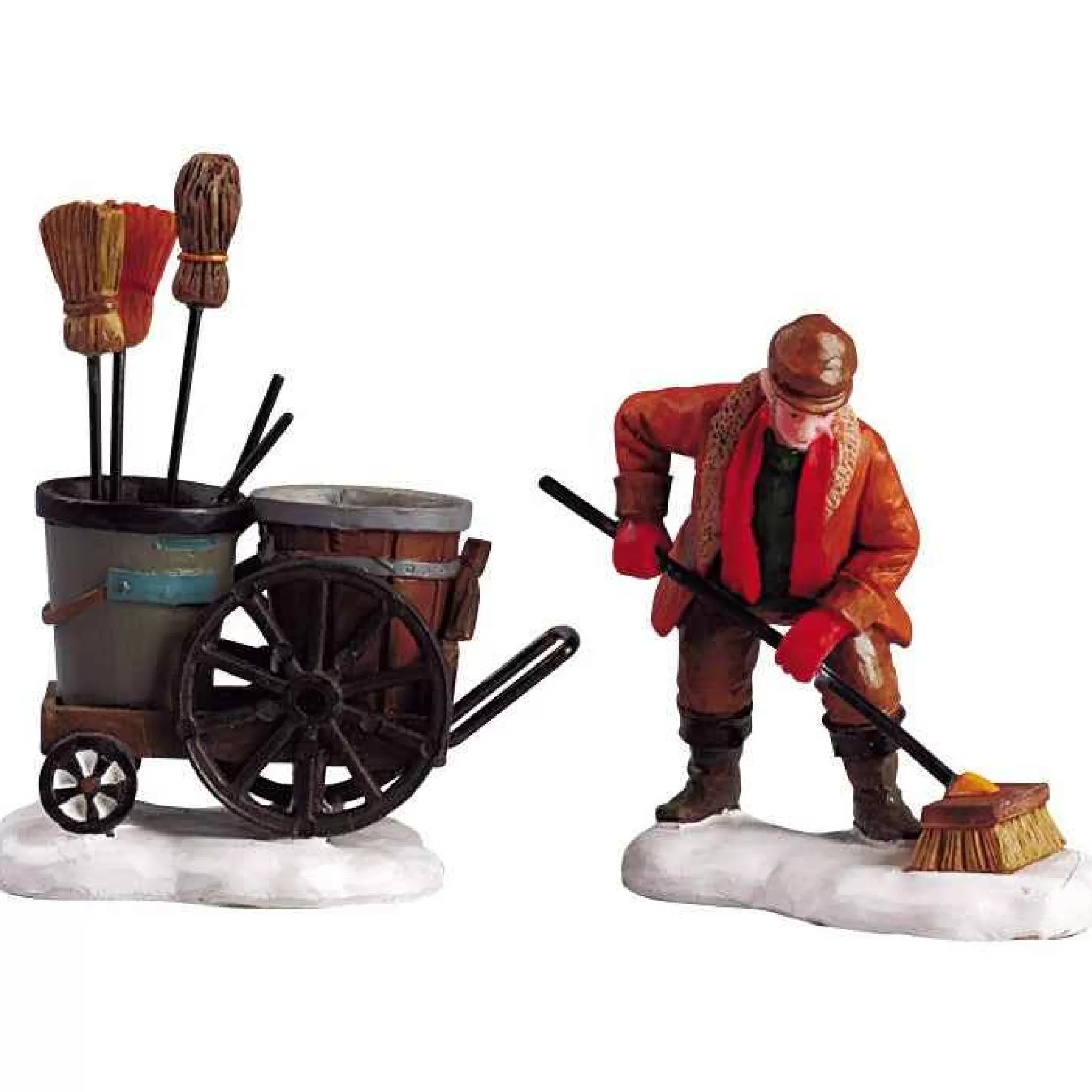 Lemax Village Collection Lemax Street Sweeper, Set Of 2 #52093