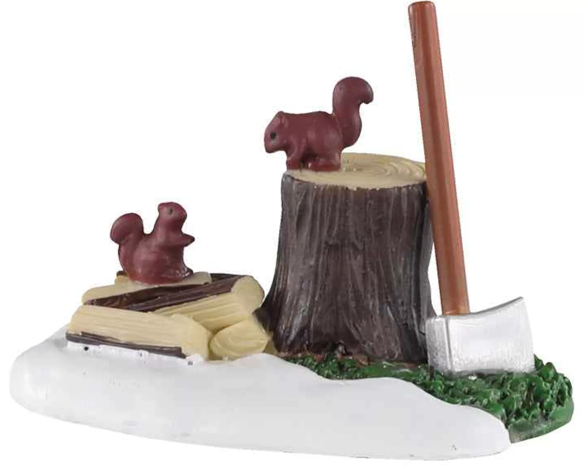 Lemax Village Collection Axe And Logs #04730